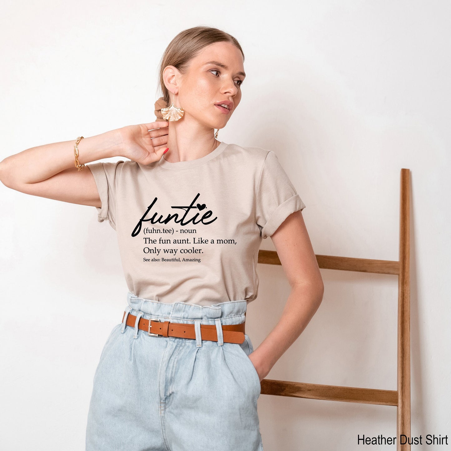 Funtie Definition Shirt, Auntie Shirts, Mother's Day Shirt, Gift For Aunt, Funny Aunt Tee, Aunt Gift, Aunt Birthday Shirt, C6705