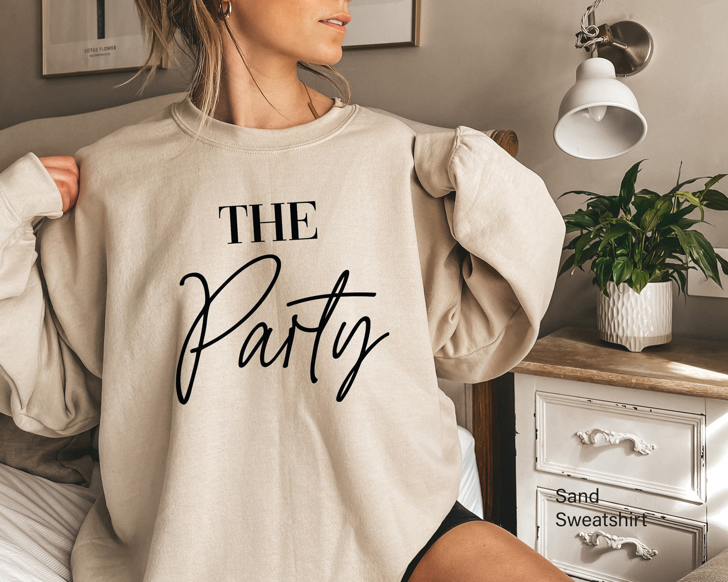 The Party Sweatshirt, Bachelorette Party Hoodie, Wife of the Party, Bridesmaid Shirts, Bachelorette Party Favors, C6654