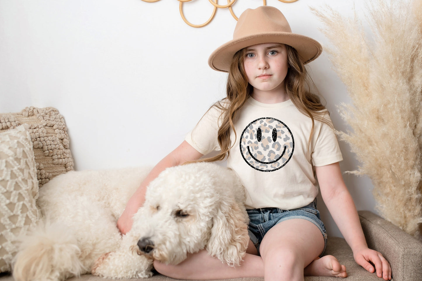 Smile Leopard Shirt, Trendy Clothes, Smiley Face T Shirt, Cheetah Print Tee, Positivity Tank, Preppy Shirt, C6667