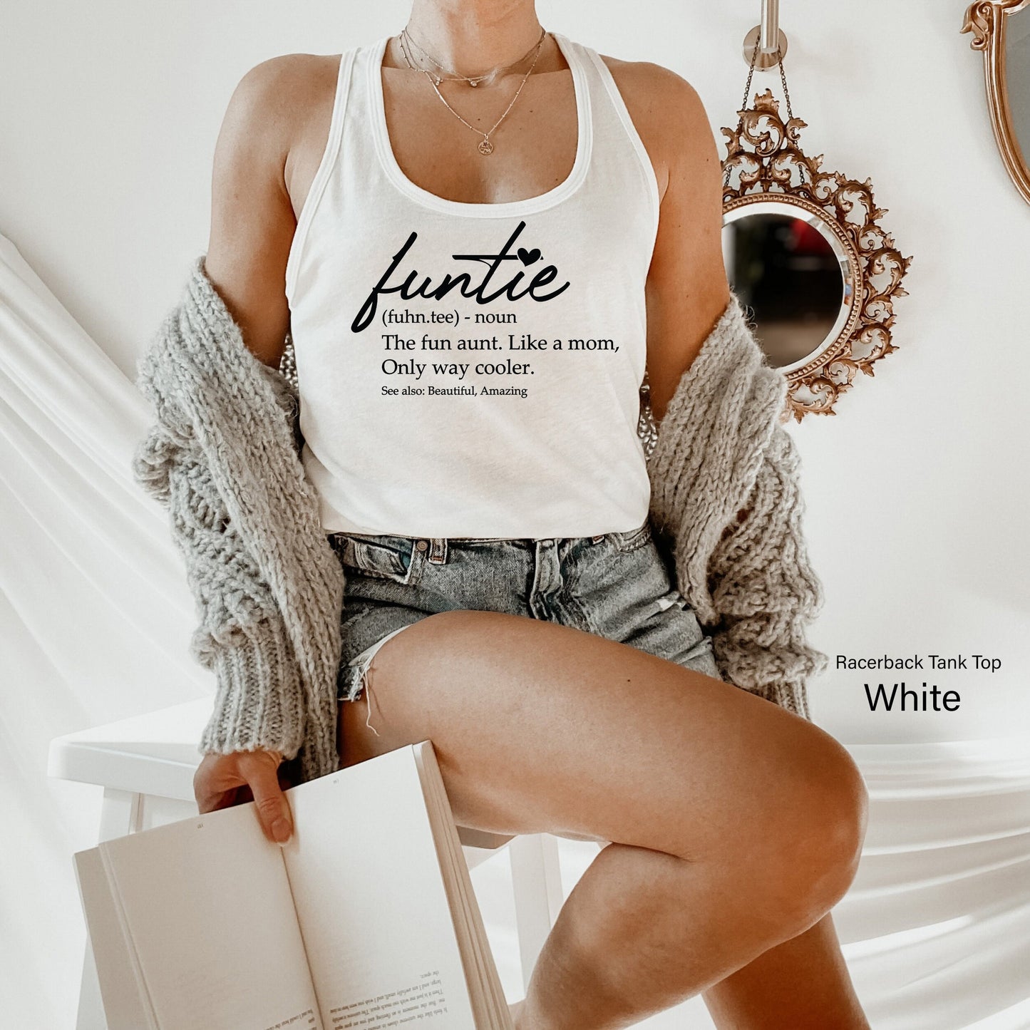 Funtie Definition Shirt, Auntie Shirts, Mother's Day Shirt, Gift For Aunt, Funny Aunt Tee, Aunt Gift, Aunt Birthday Shirt, C6705