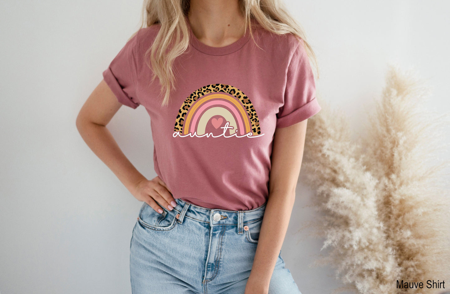 Auntie Rainbow Shirt, Auntie Love Shirt, Aunt Tee Shirt, Pregnancy Announcement, Tia Shirt, Aunt To Be Shirt, Birthday Gift Aunt, C6723