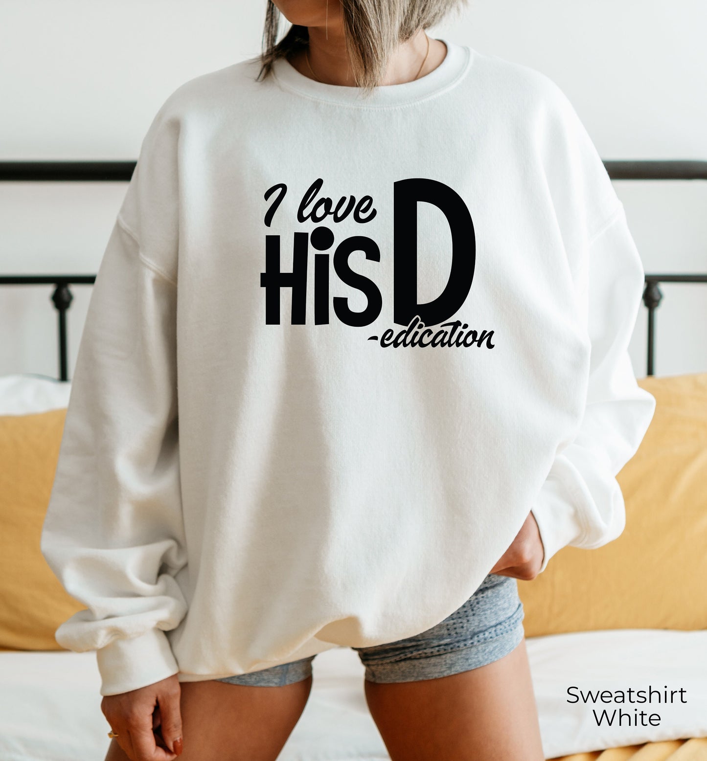 I Love His D, I Love Her P, Couple Valentines Sweatshirt, Valentine Hoodie, Valentines Power Couple, Funny Valentine Sweatshirt, C6726