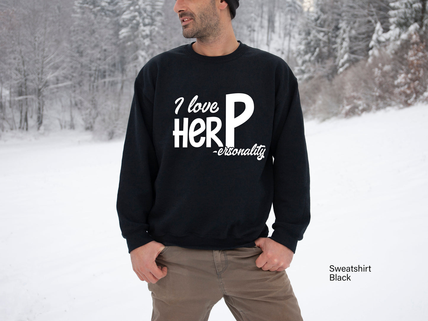 I Love His D, I Love Her P, Couple Valentines Sweatshirt, Valentine Hoodie, Valentines Power Couple, Funny Valentine Sweatshirt, C6726
