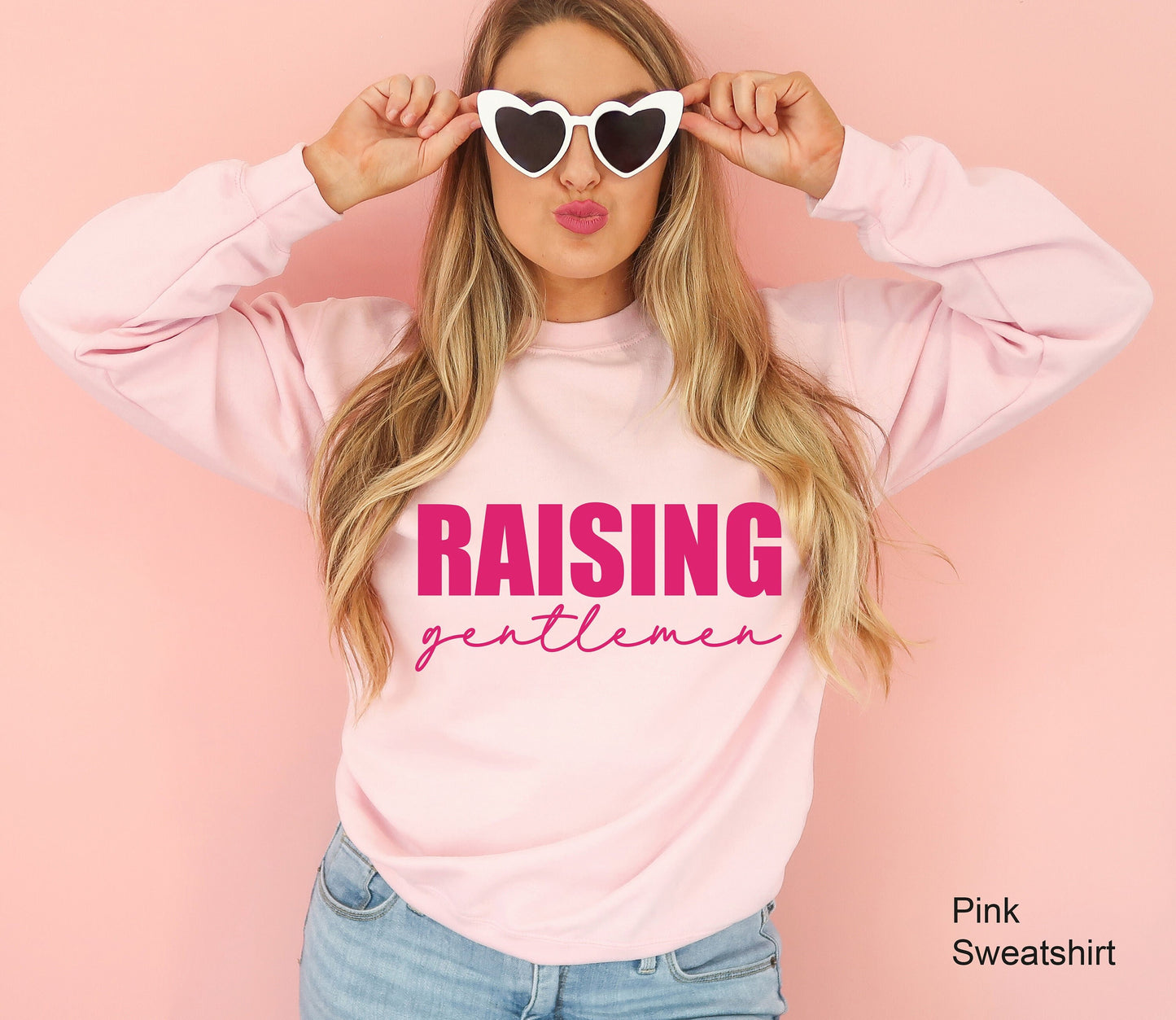 Raising Gentlemen Sweatshirt, Mom Shirt, Little Mom Sweatshirt, Funny Sweatshirt, Mom of Boy Sweatshirt, Little Gentlemen Sweatshirt, C6458