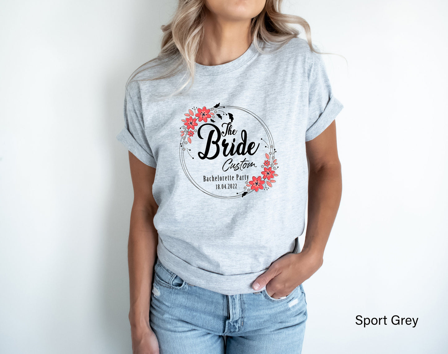 Custom Bride Shirt,Bride T-shirt,Bride Racer Back,Bride V Neck,Bride Gift Ideas,Engagement Shirts,Couple Tee,Wedding Gift,C6752