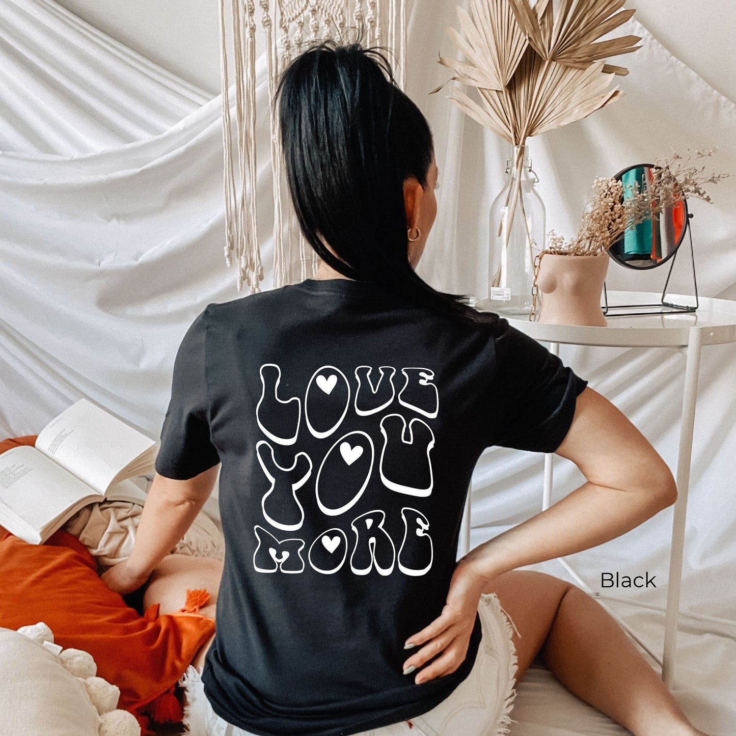 Love You More Crewneck Shirt, Positive Shirt, Trendy Shirt, Love Shirt, C6806