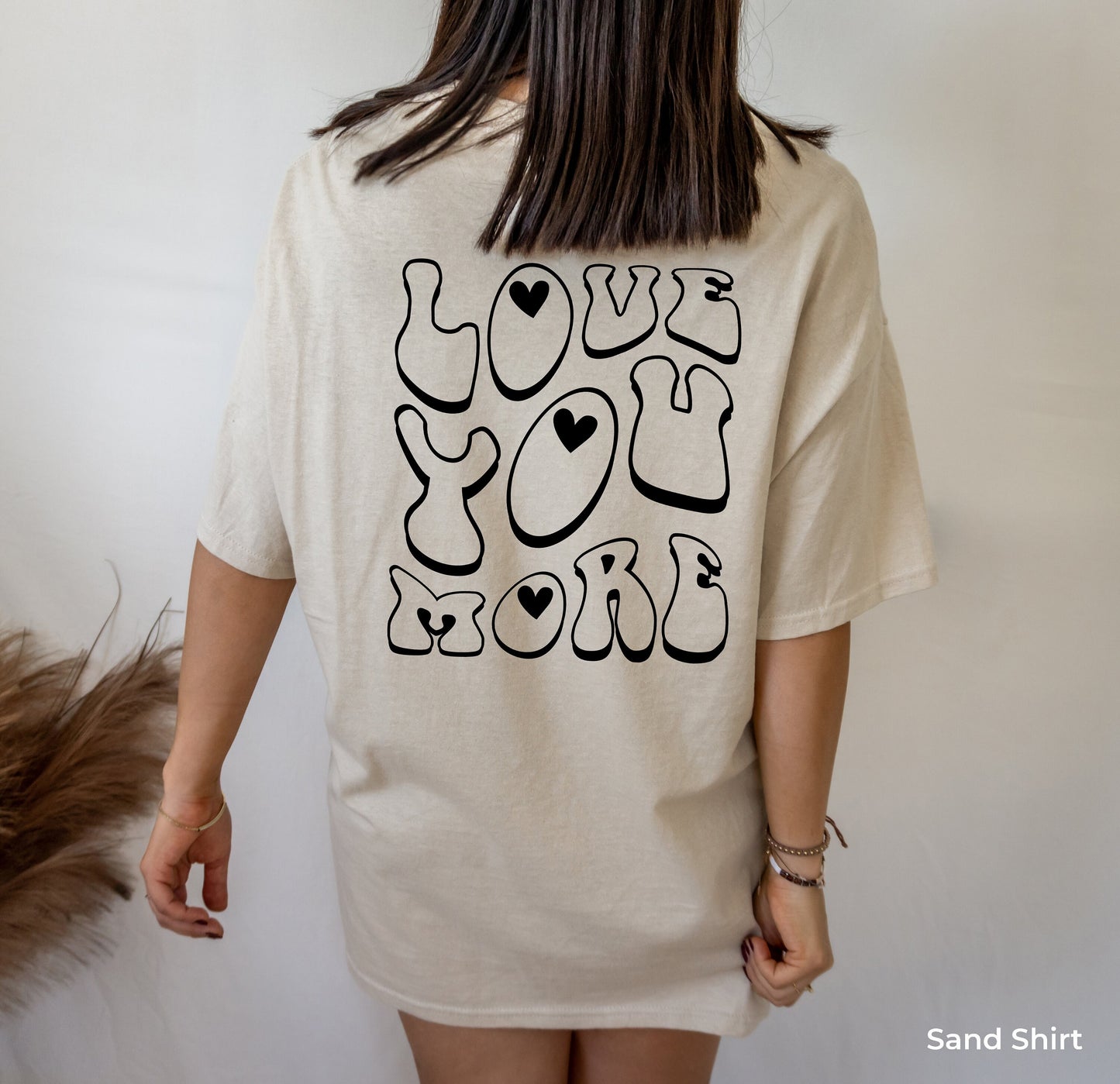 Love You More Crewneck Shirt, Positive Shirt, Trendy Shirt, Love Shirt, C6806