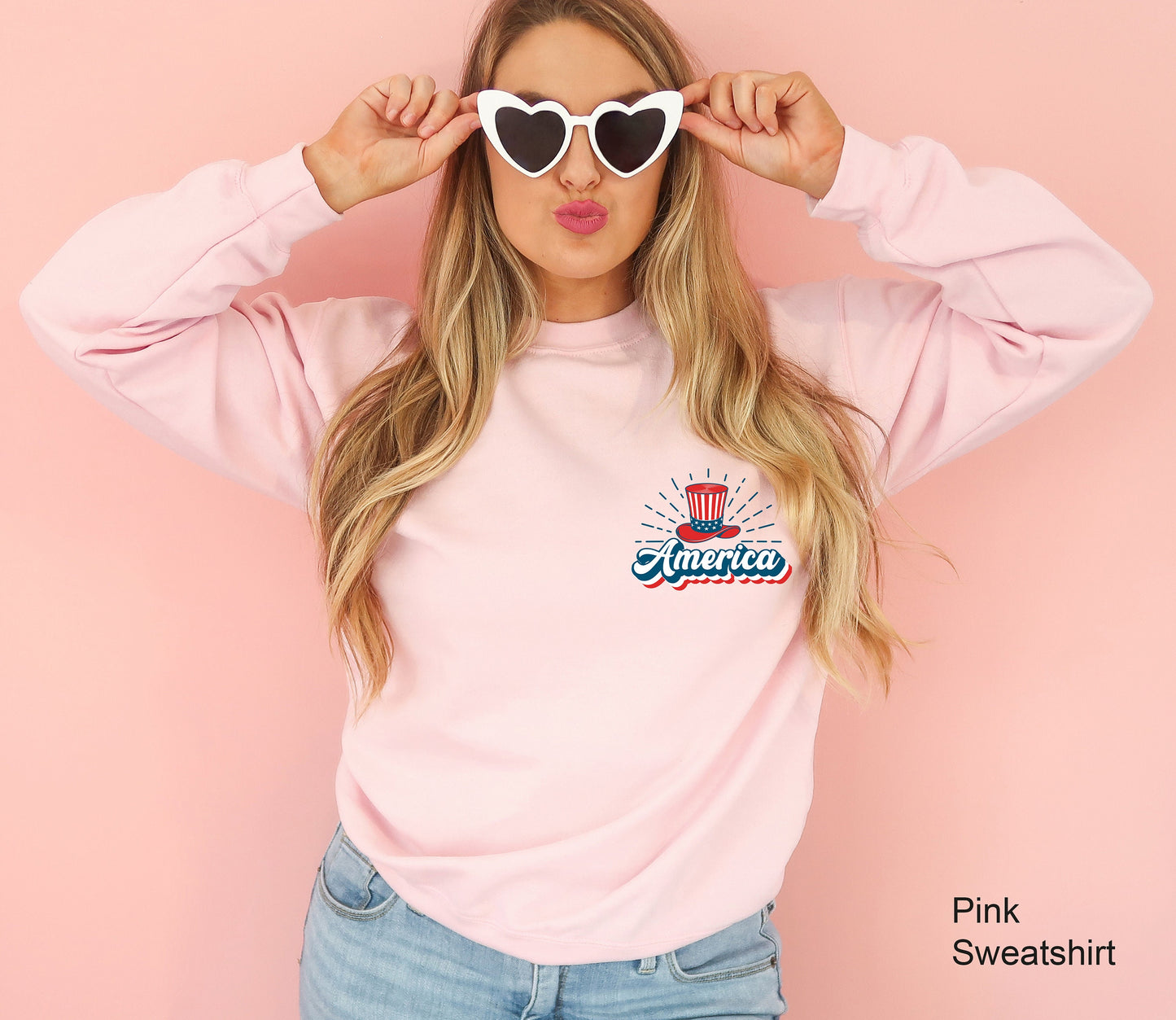 America Pocket Sweatshirt,Merica Hoodie,American Flag T-Shirt,4th of July Party Tee,Memorial Day,USA Patriotic Sweater,Fourth of July,C6812