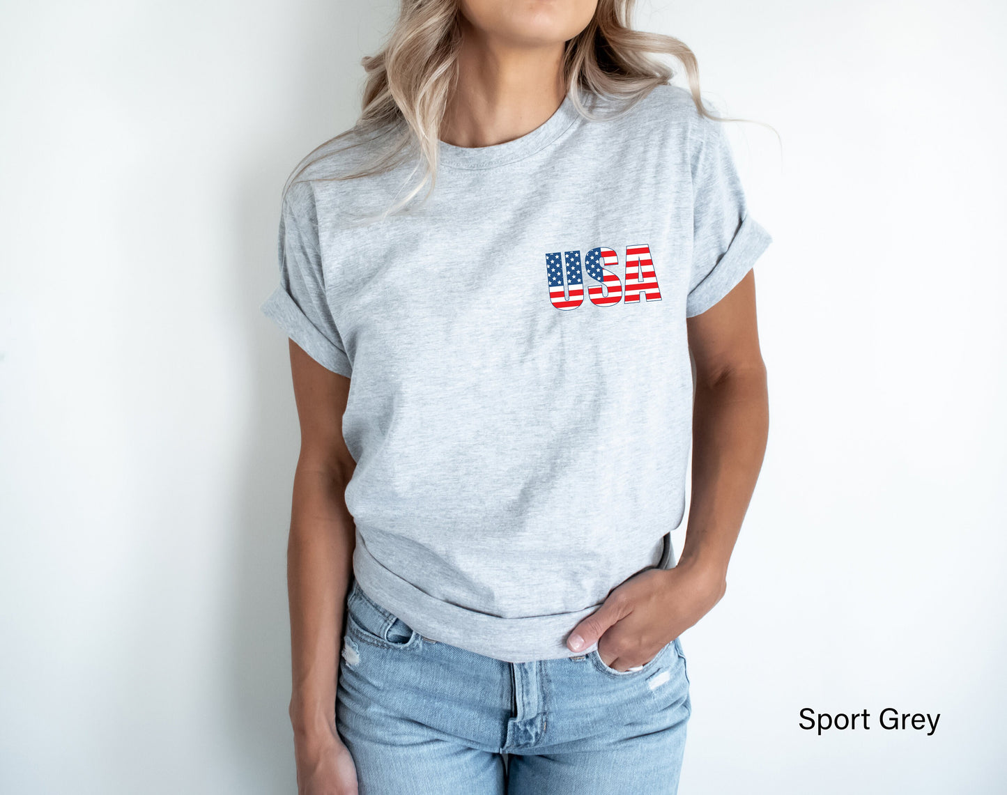 USA Pocket Shirt,Fourth of July T-Shirt,4th of July Party Tee,America V Neck Shirt,Patriotic Tee,Memorial Day Tee,USA Flag Racer Back, C6813