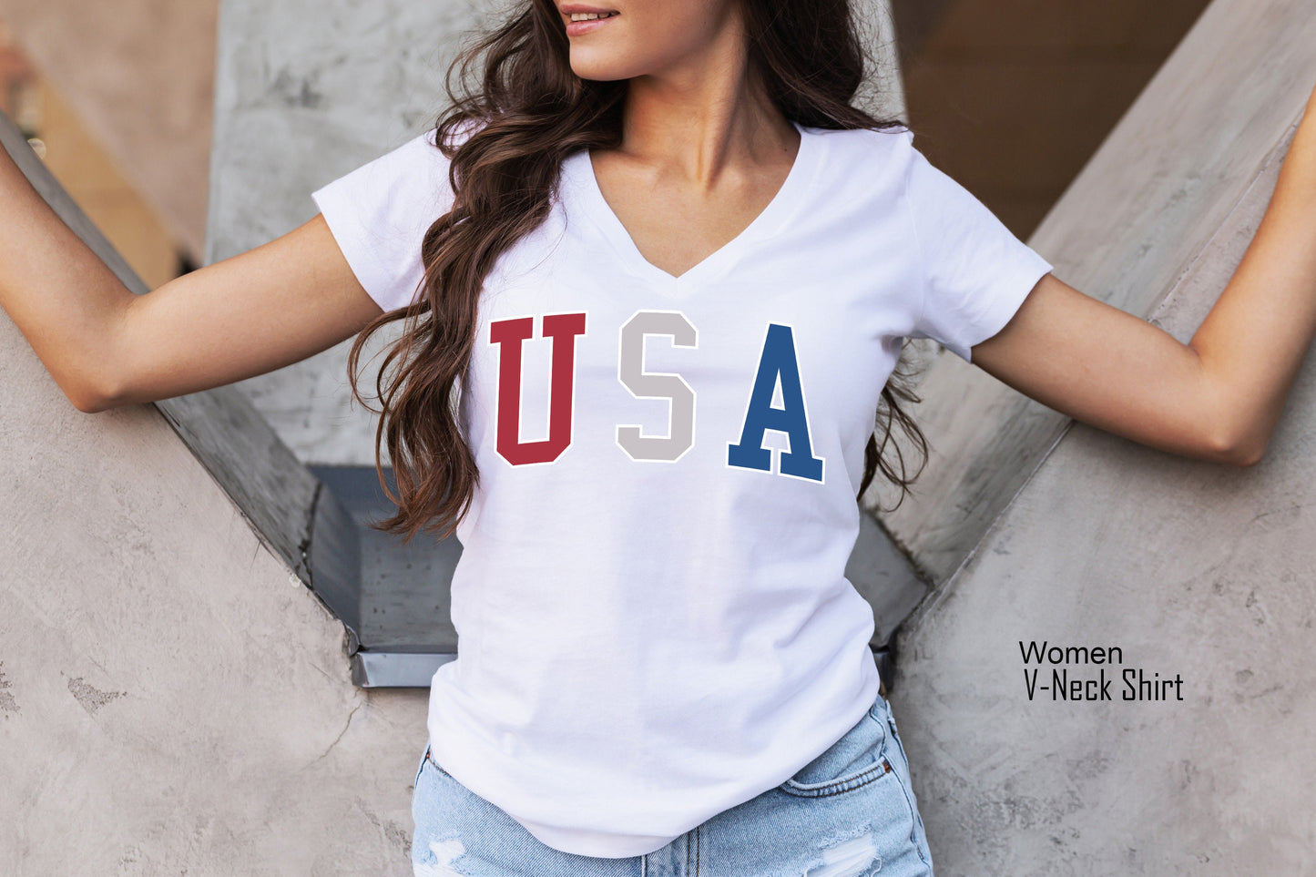 USA Shirt,Trendy Design Red White Blue USA Tanks,4th of July Party Racerback,Big America Tshirt,Cute Fourth of July Tee,USA Racerback,C6815