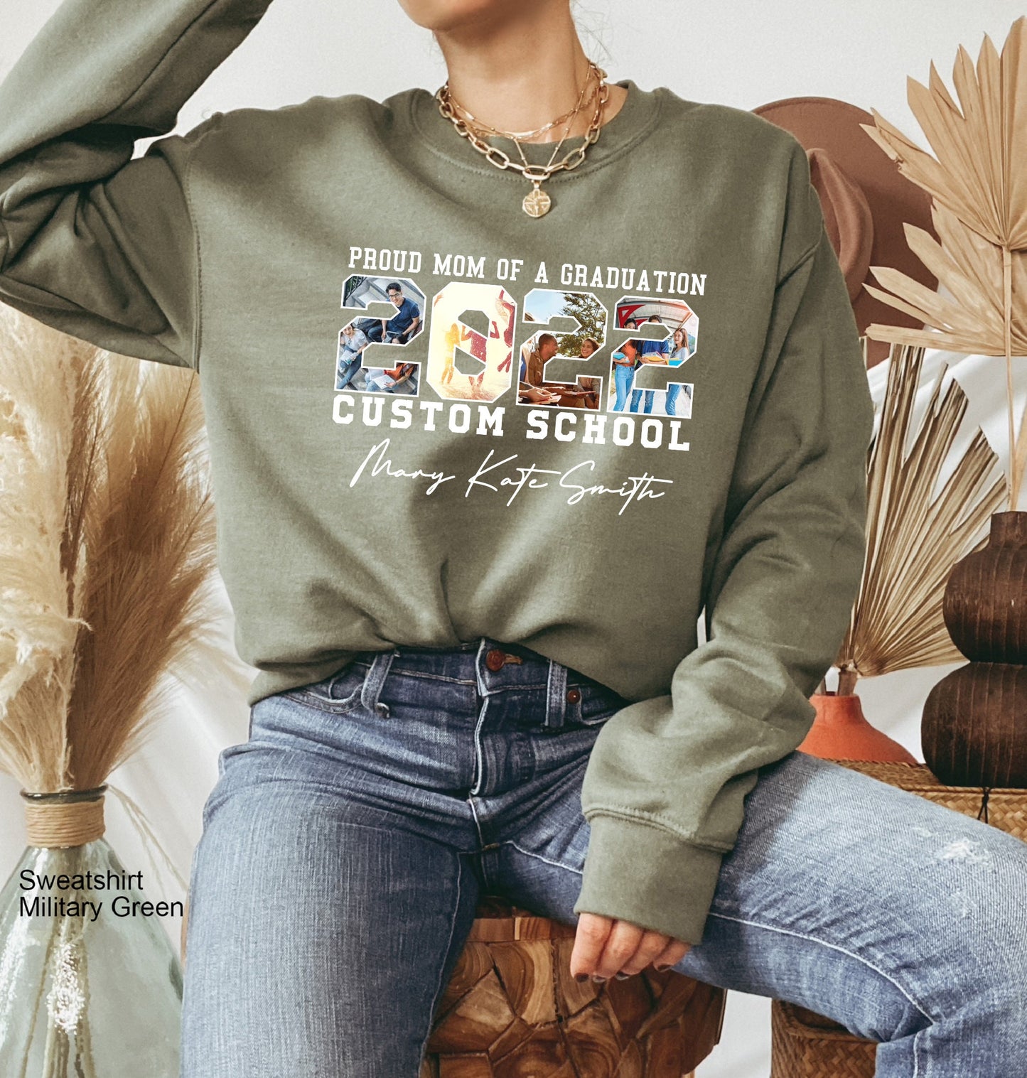 Personalized Graduation Sweatshirt,Custom Graduation Hoodie,Proud Family Shirts,Customized Photo Graduation T-Shirt,Graduate Tee, C6816