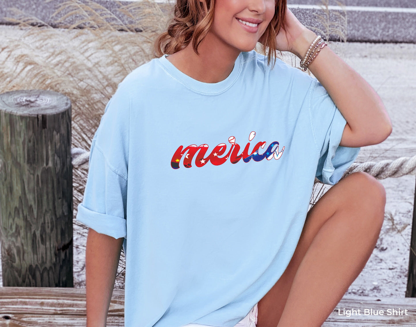 Merica Shirt, American Flag Shirt, America Crewneck, 4th of July Shirt, Memorial Day Shirt, Patriotic Shirt, Freedom Shirt, C6823