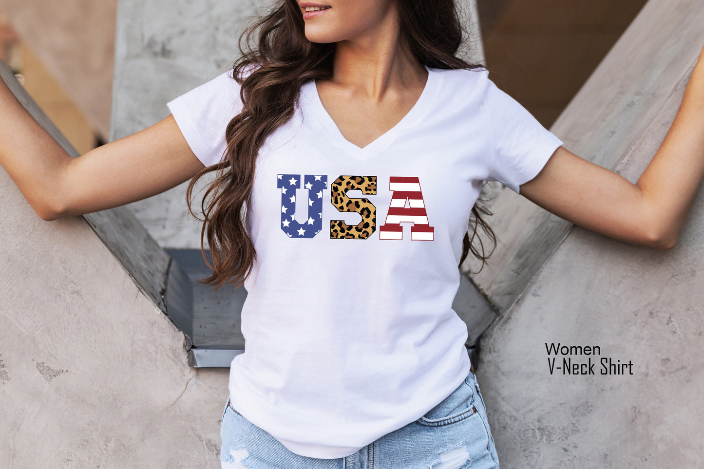 Retro USA Shirt,Cute Fourth of July Tanks,Patriotic Tshirt,Trendy 4th of July Party T shirt,American Flag Racerback,Big USA Star Tee,C6827