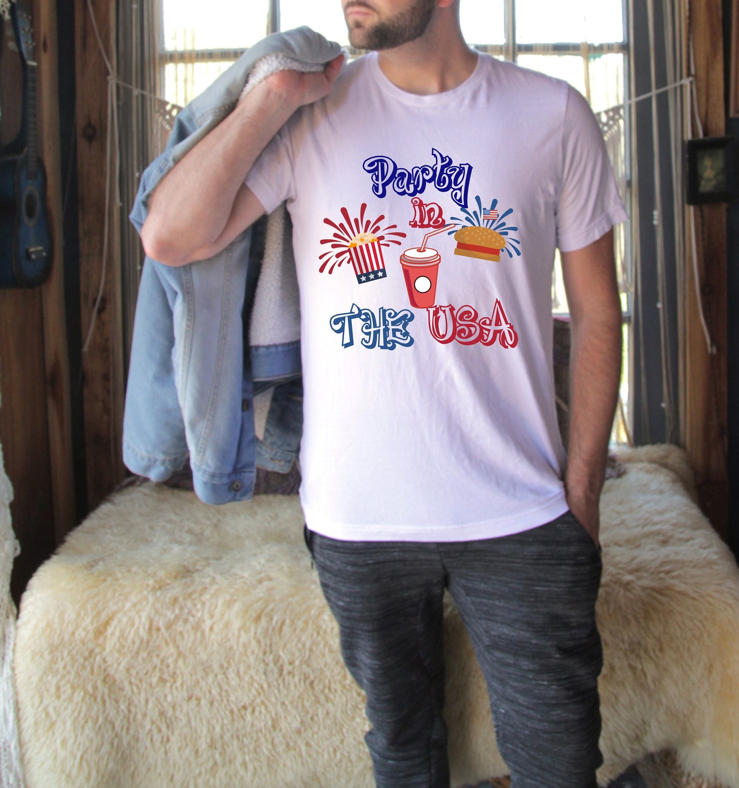 Party In The USA Shirt,4th of July Party Shirt,USA Celebrations,Fourth of July T-Shirt,American Shirt,Memorial Day Tee,Patriotic Shirt,C6841