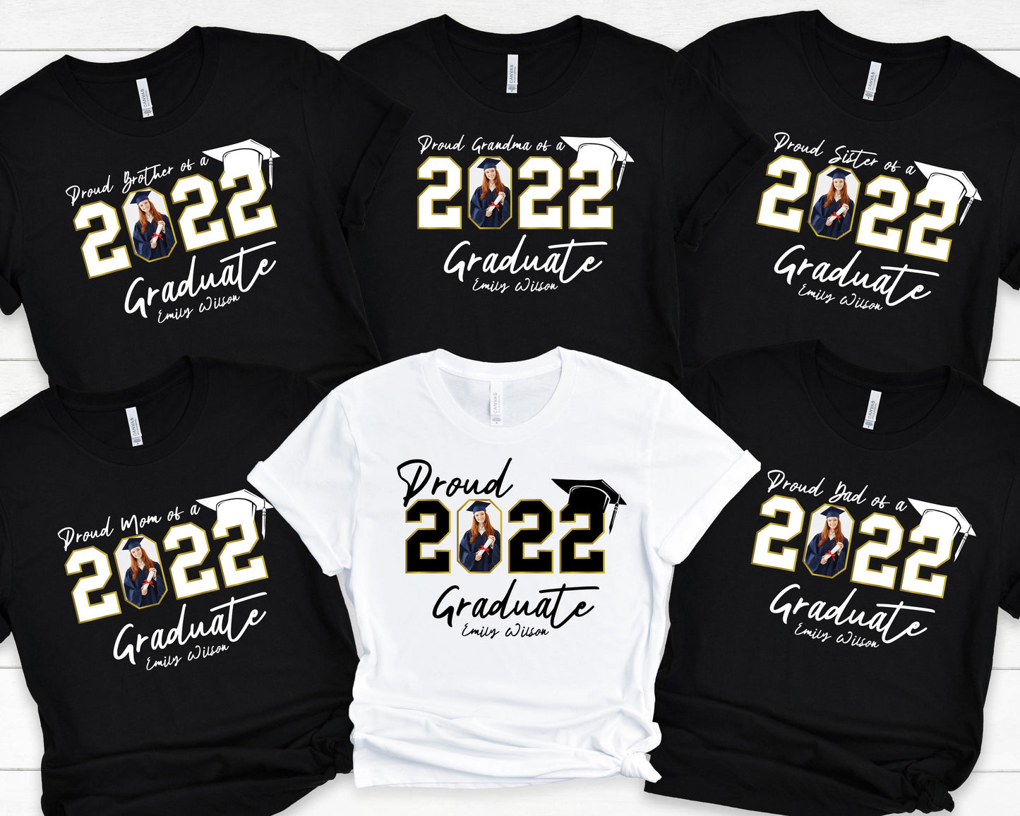 Personalized Graduation Sweatshirt,Custom Graduation Hoodie,Proud Family Shirts,Customized Photo Graduation T-Shirt,Graduate Tee,C6927