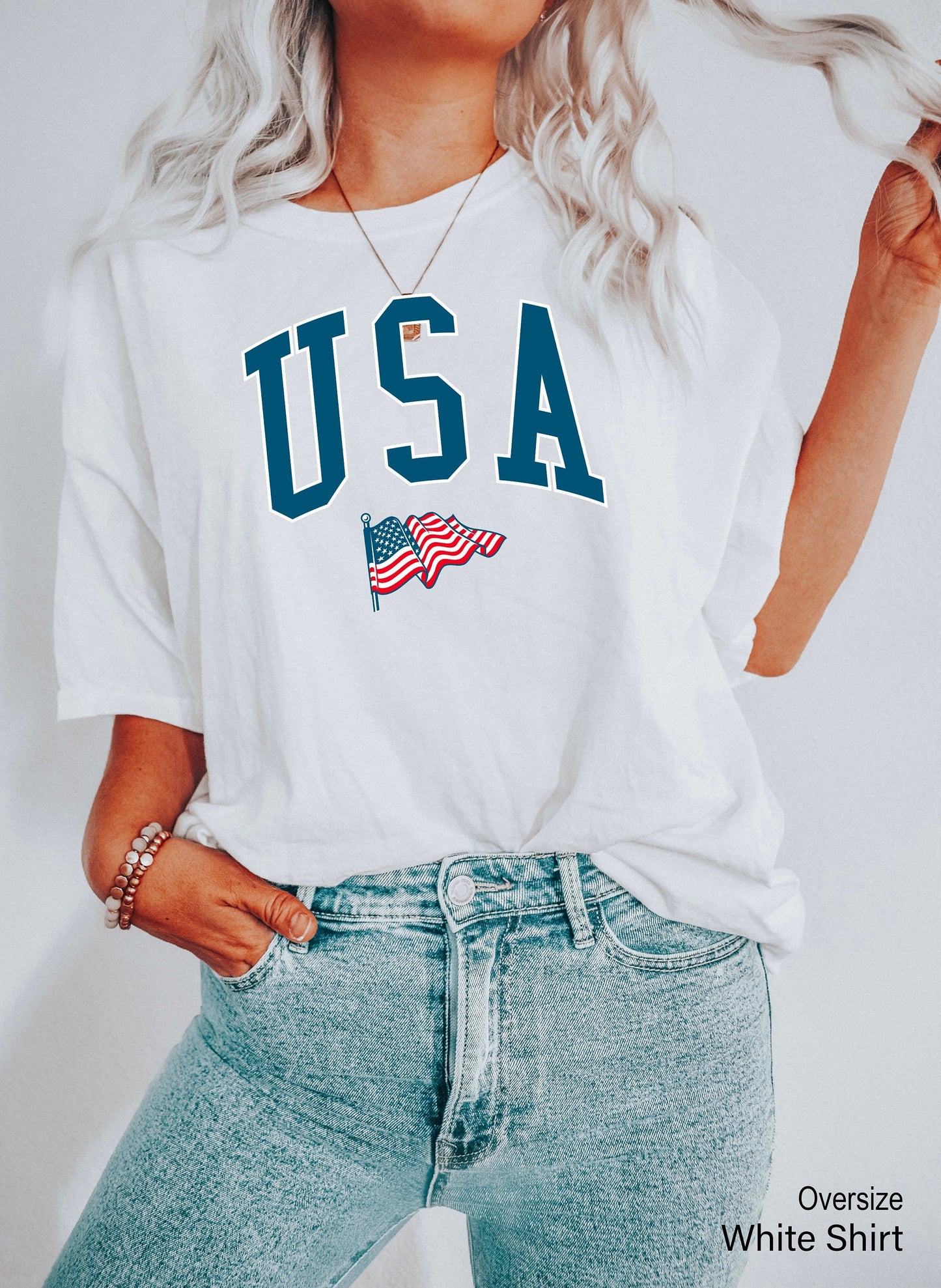 USA Flag Shirt,4th of July Shirt,Big Usa T-shirt,Usa Flag Tee, USA Tee,USA V Neck,Patriotic Shirt,American Flag Racer Back,C6830