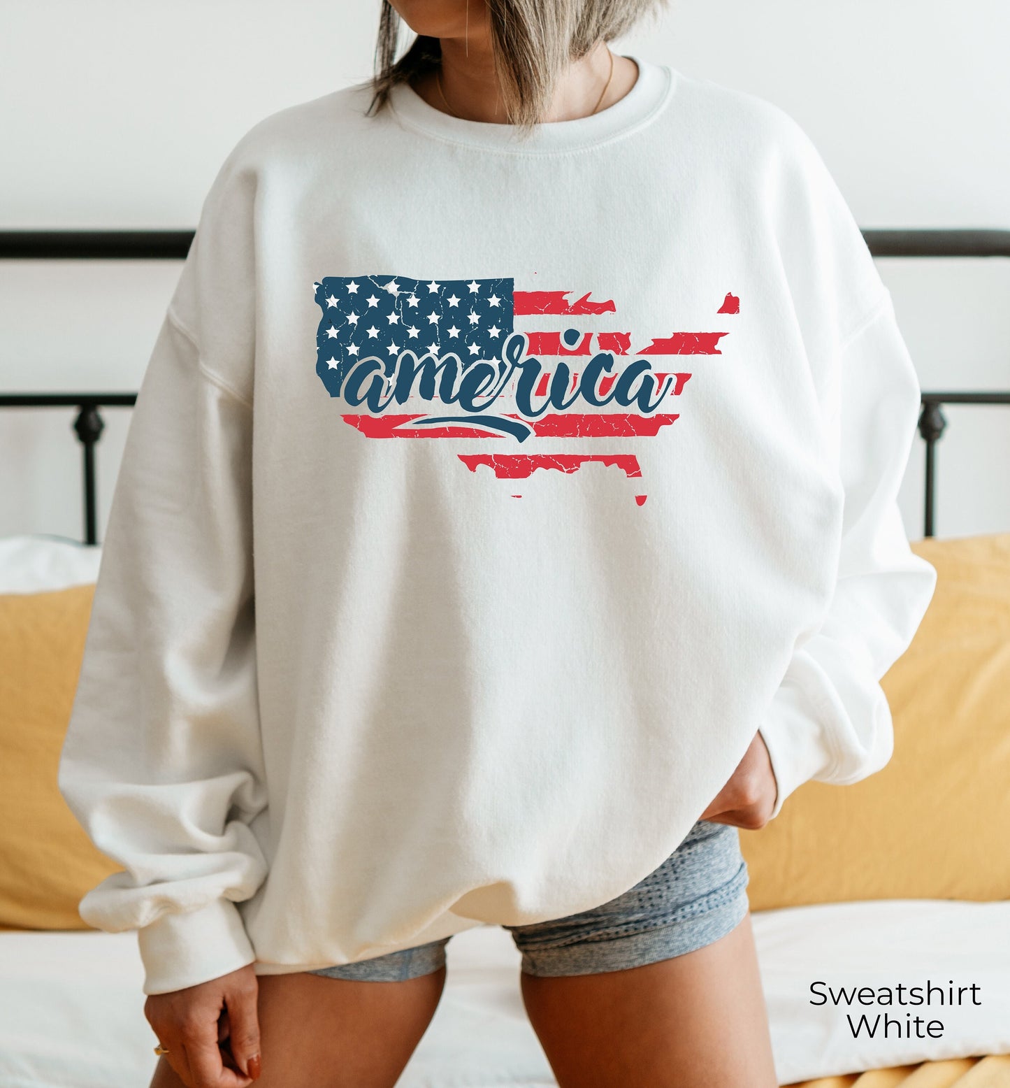 America Sweatshirt,USA Flag Hoodie,4th of July Shirt,USA Trip Sweatshirt,Patriotic T-shirt,Fourth Of July Sweatshirt,Memorial Day Tee,C6832