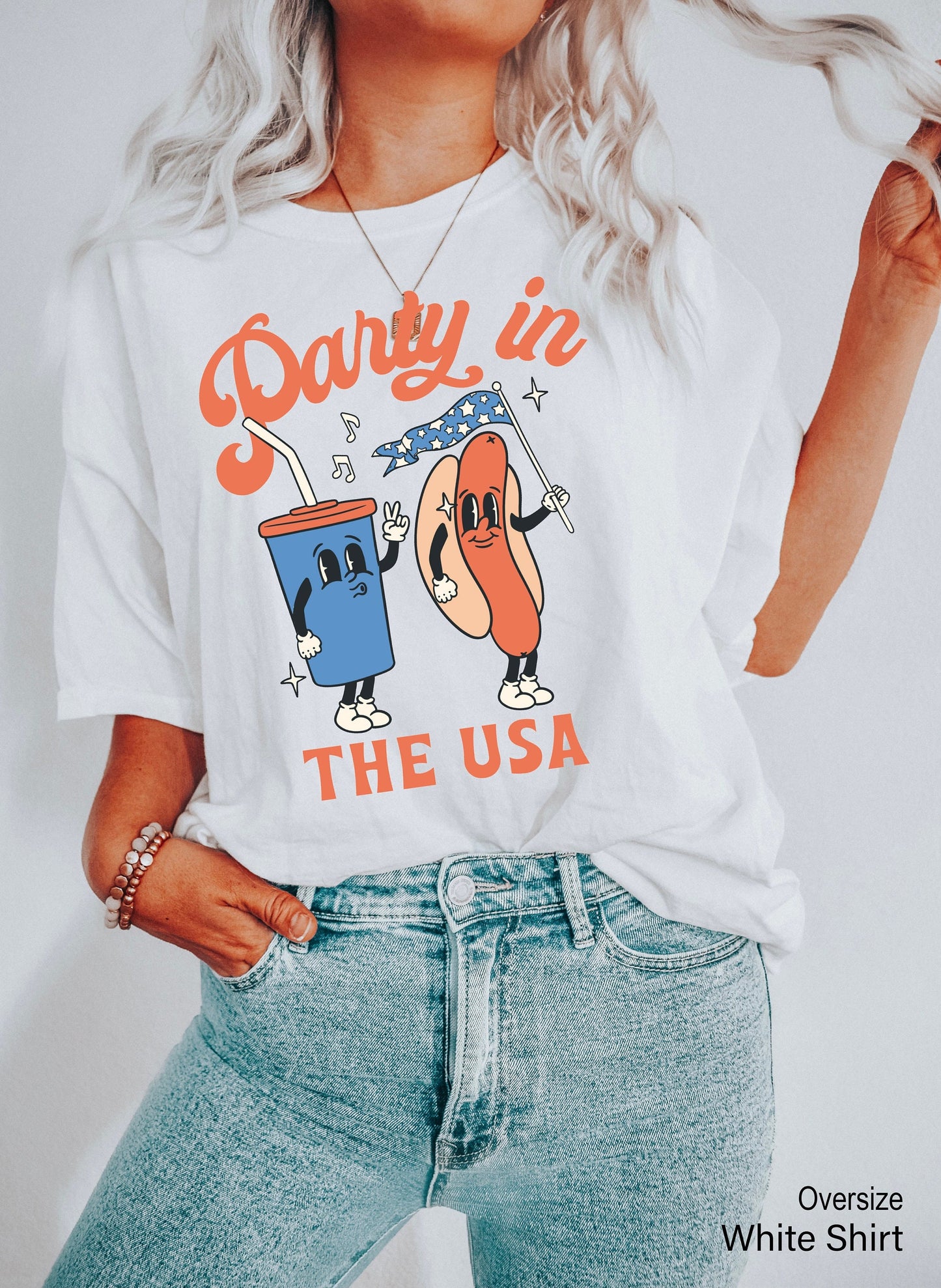 Party In The USA Shirt, 4th of July Tee, Independence Day Racerback, USA Patriotic Tee, 4th of July Party Shirt, American Patriot Tee, C6988
