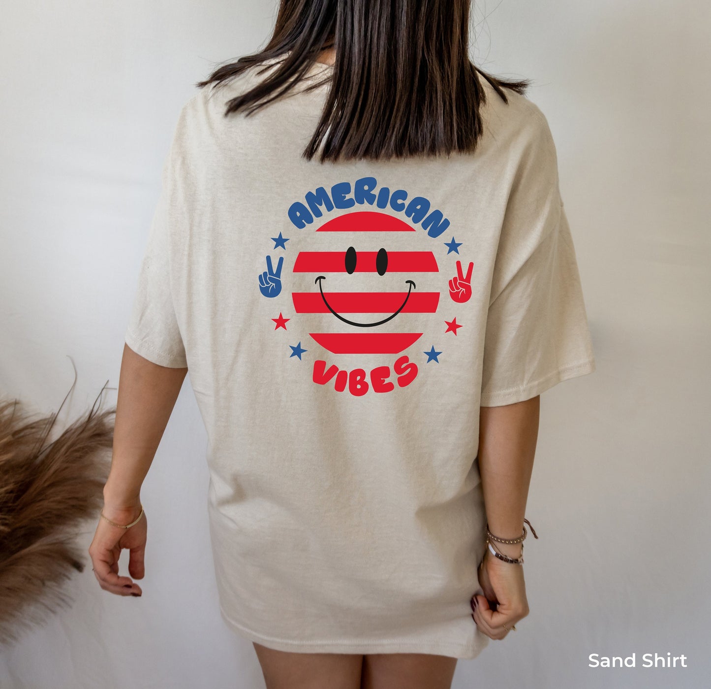 American Vibes Shirt,Women's Patriotic T-Shirt,Fourth Of July Tee,4th of July Tee,USA Flag Shirt,America Face Shirt,Memorial Day Tee,C6877