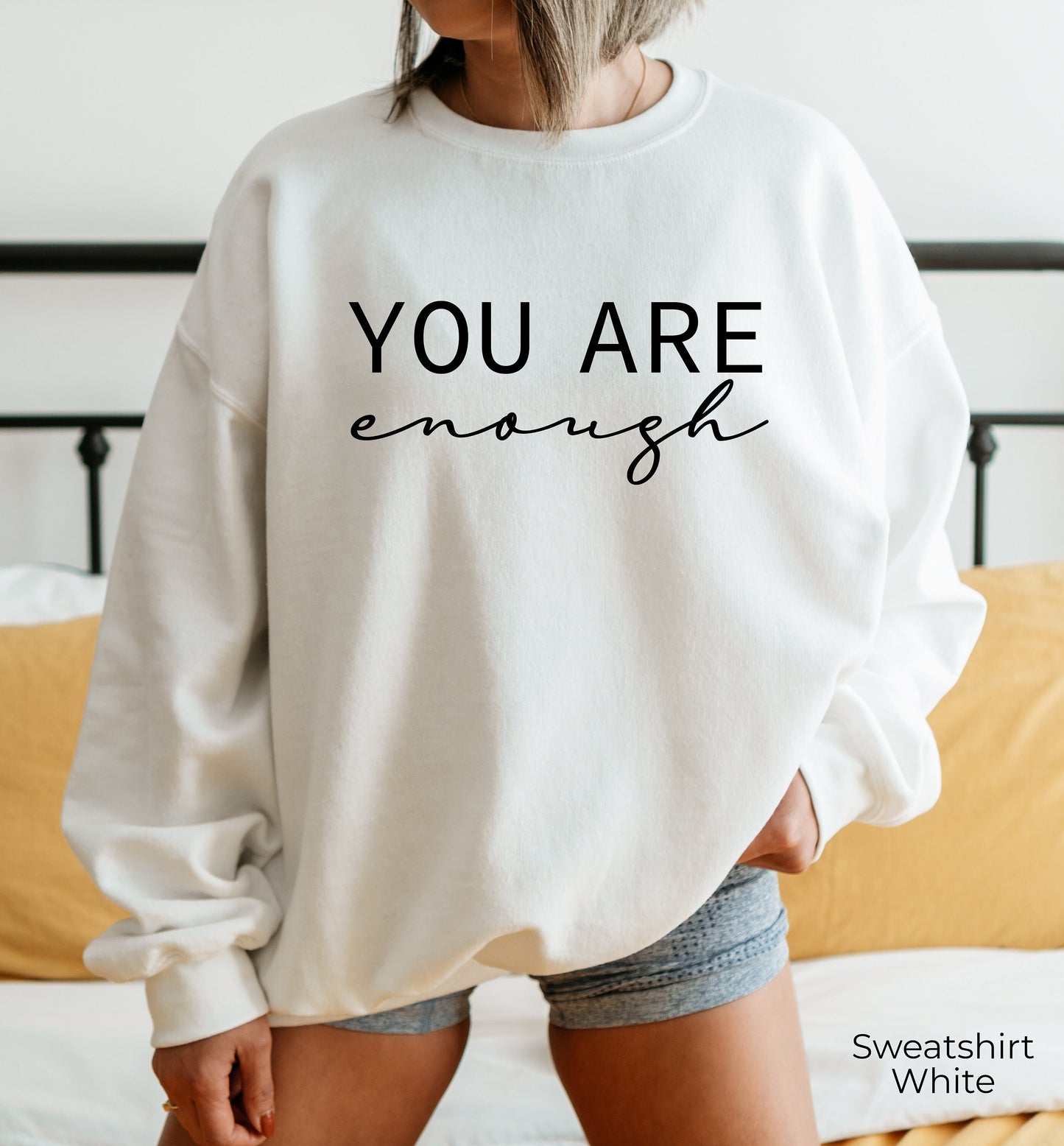 You are enough Shirt,Inspirational Shirt,Positive Quote Shirt, Mental health Shirt, Motivational Shirt, Mom Gift, Valentines Shirt,C6026