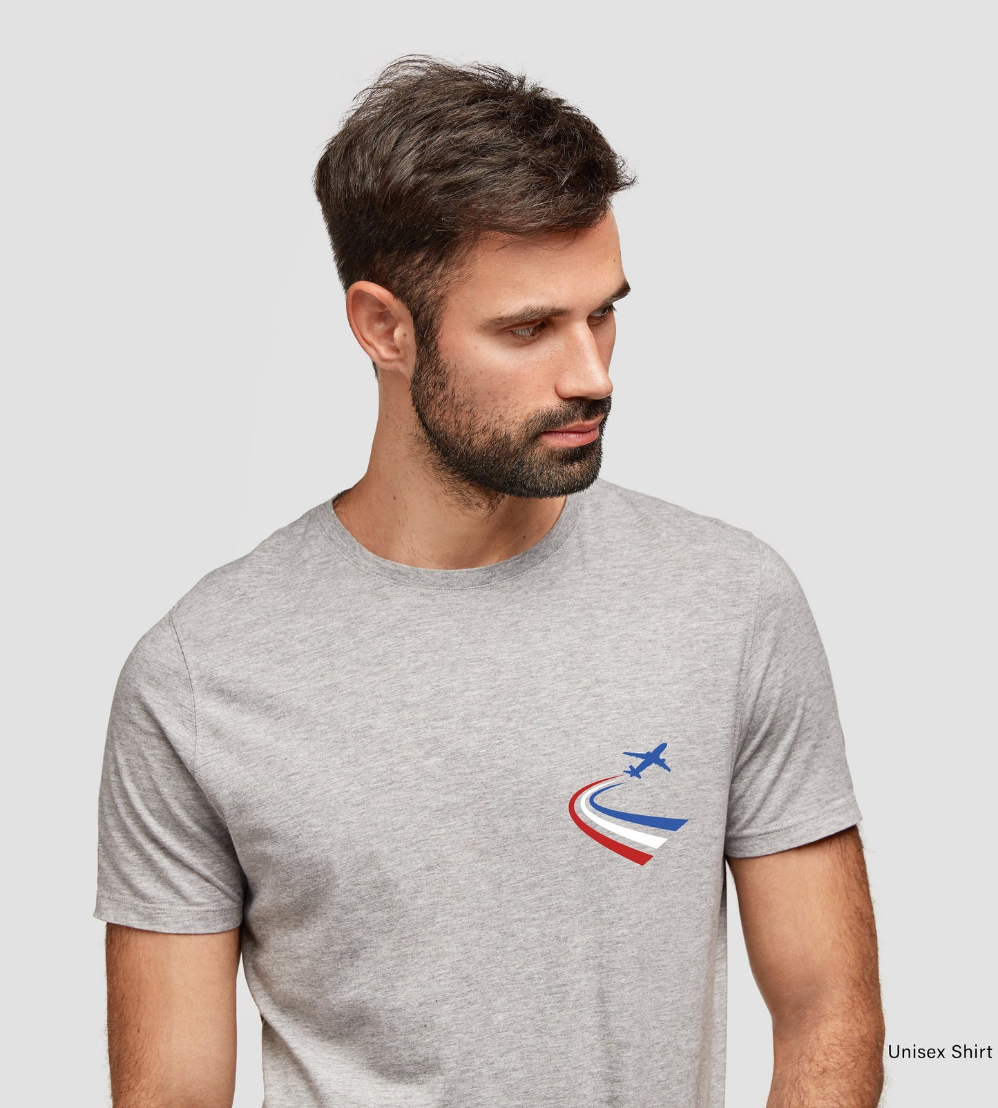 Red White Blue Air Force Flyover Men's T-shirt, 4th of July Shirt, Independence Day Shirt, Patriotic Shirt, Cute 4th of July Shirt, C6846