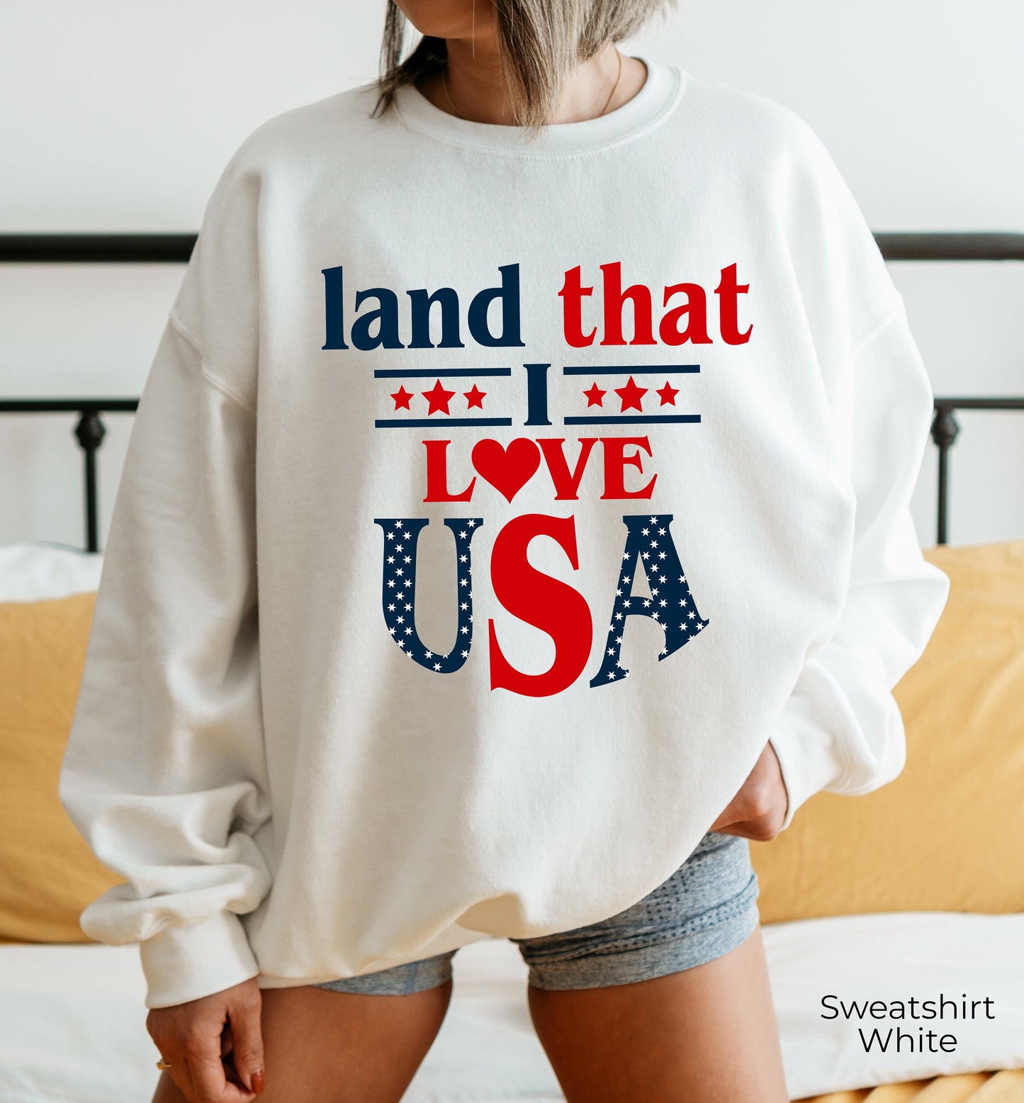 USA Sweatshirt, Fourth of July Hoodie,4th of July Party Tee,American Flag Sweater,Patriotic Tshirt,Memorial Day Shirt,Love USA T-shirt,C6940
