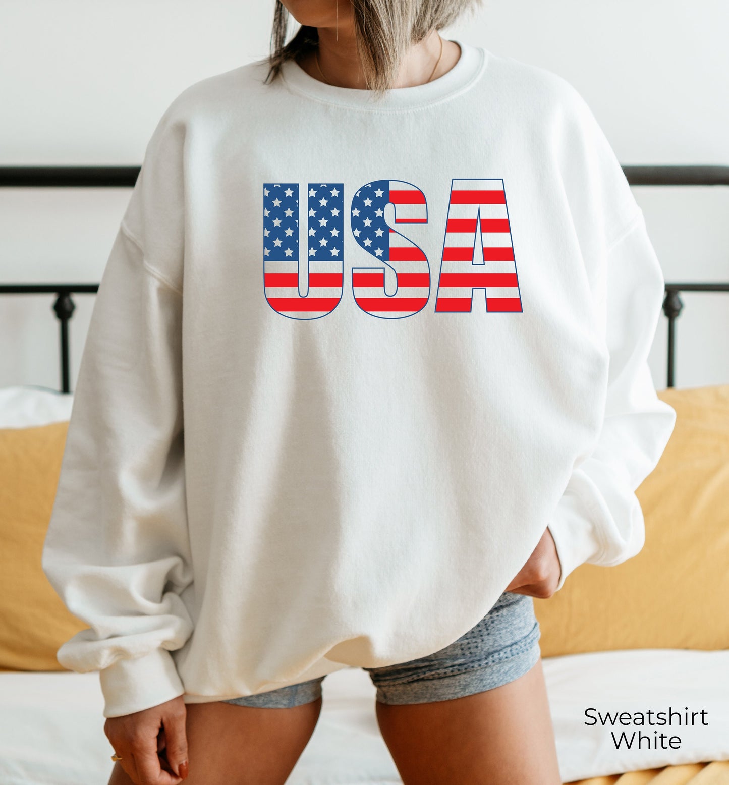 USA Sweatshirt, Fourth of July Hoodie,4th of July Party Tee,American Sweater,Patriotic Tshirt,Memorial Day Shirt,America Flag T-shirt, C6814