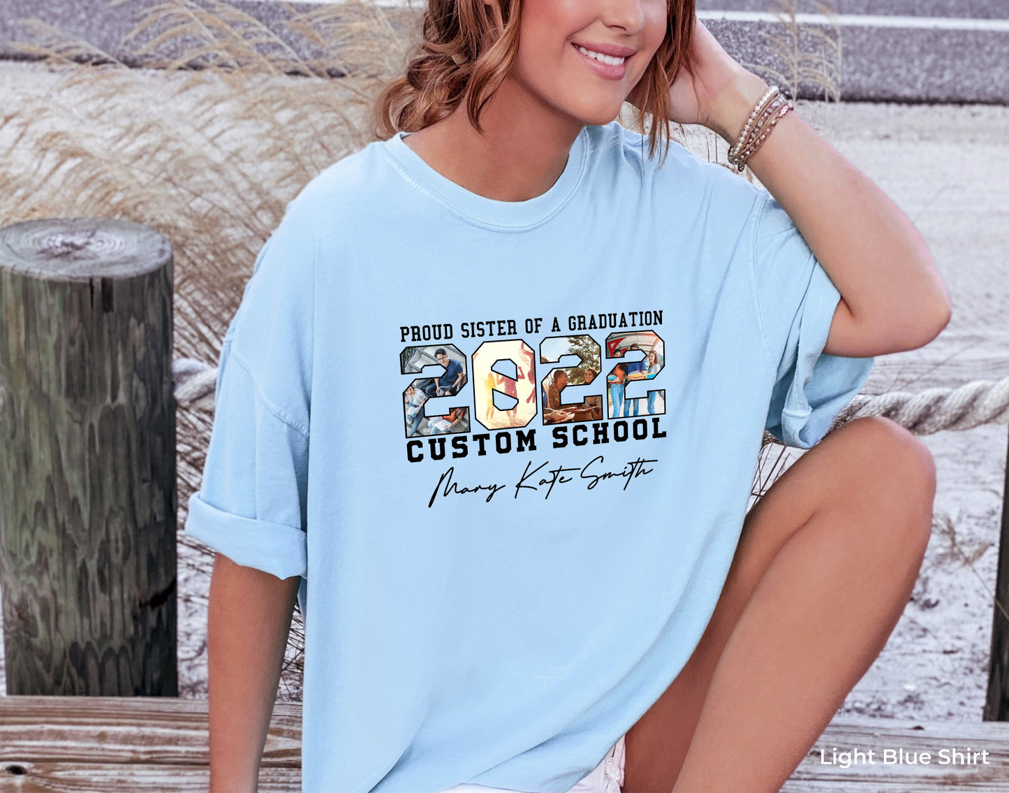 Personalized Graduation Family Shirts, Proud Family Shirts, Proud Mom of a 2022 Graduate Shirts, Grad Gift, C6816