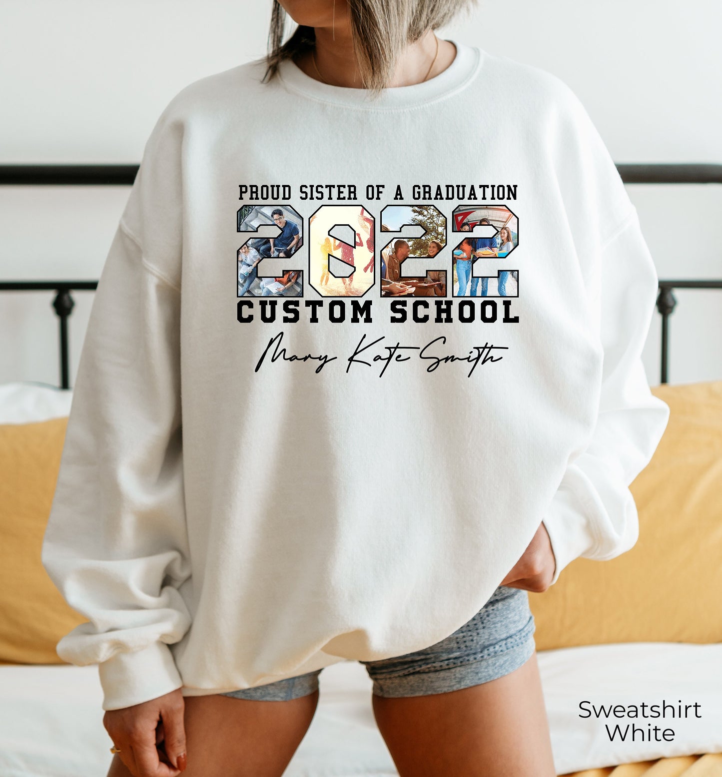 Personalized Graduation Sweatshirt,Custom Graduation Hoodie,Proud Family Shirts,Customized Photo Graduation T-Shirt,Graduate Tee, C6816