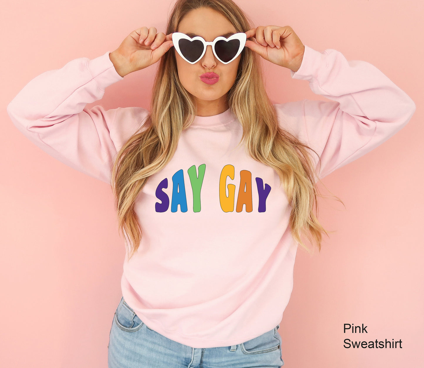 Say Gay Sweaatshirt, LGBTQ Pride Hoodie, Gay Rights Sweatshirt,Don't Say Gay Bill Florida, Pride Sweatshirt, Protect Trans Sweatshirt, C6985
