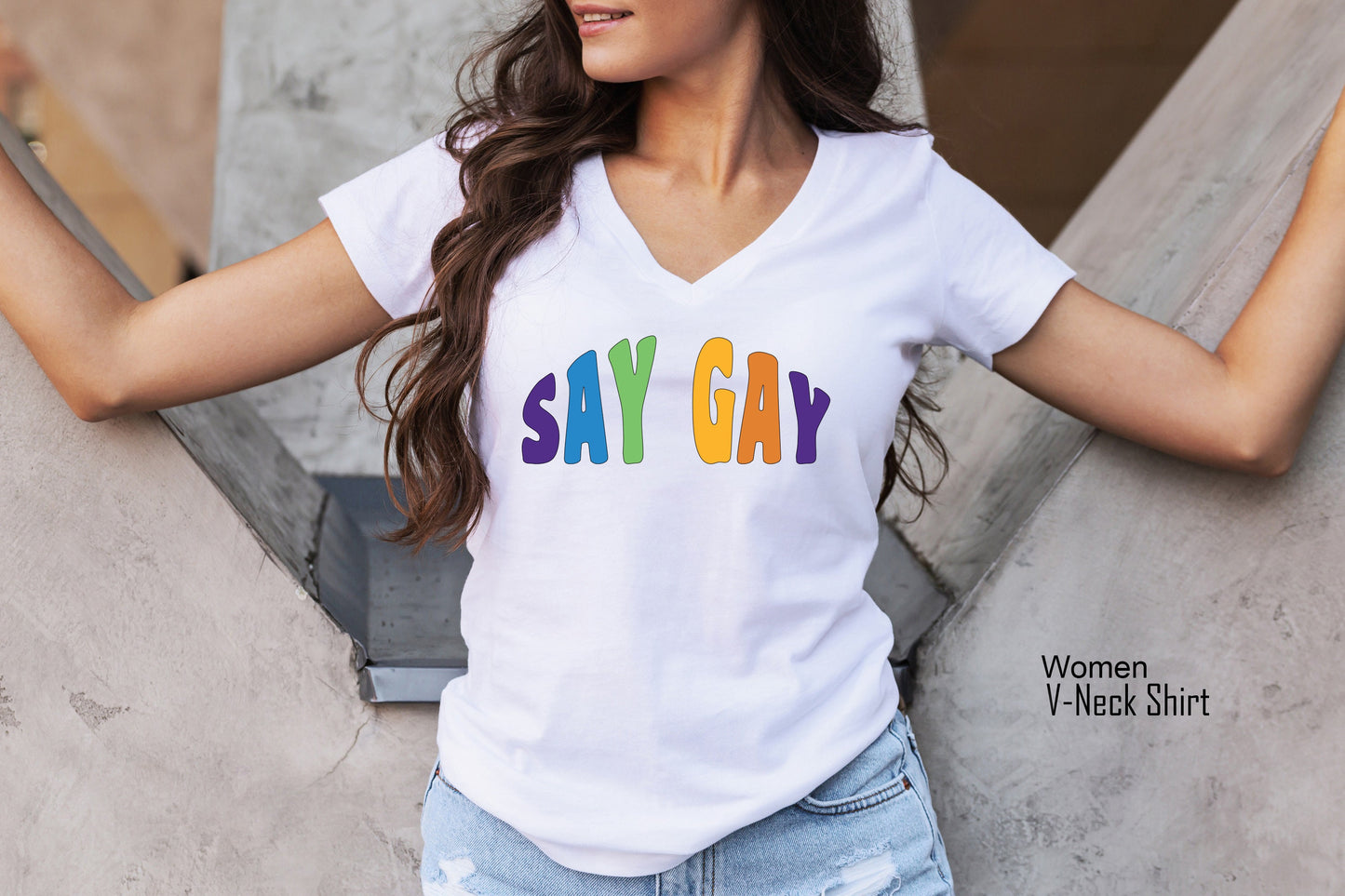 Say Gay Tank Tops,Trendy Rainbow Pride Shirt,Funny LGBTQ Pride Tshirt,Gay Rights Tee,Don't Say Gay Bill Florida,Protect Trans Kids Top,C6985