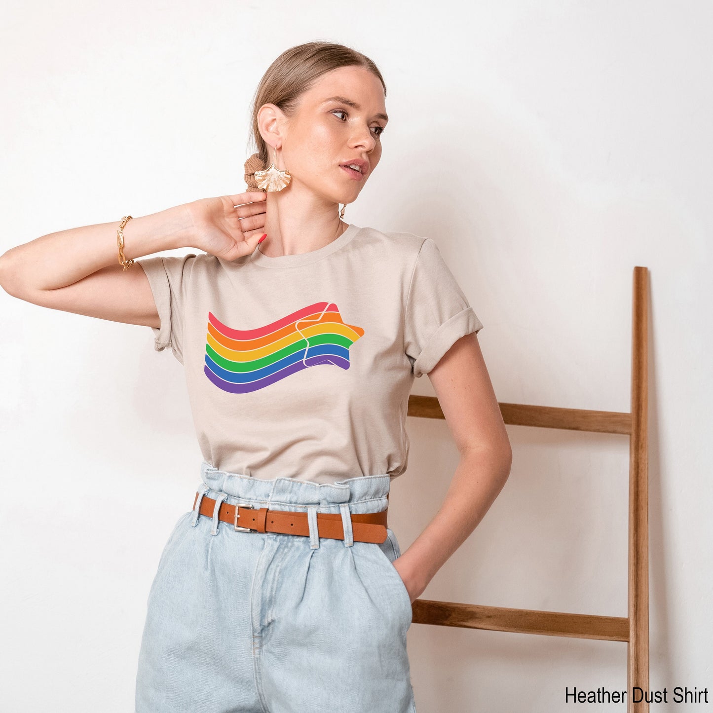 Rainbow Heart Shirt, Pride Heart Shirt, LGBT Shirt, Activist Shirt, Protect Trans Kids, LGBTQ Shirt, Pride Shirt Women, Pride Shirt, C7010