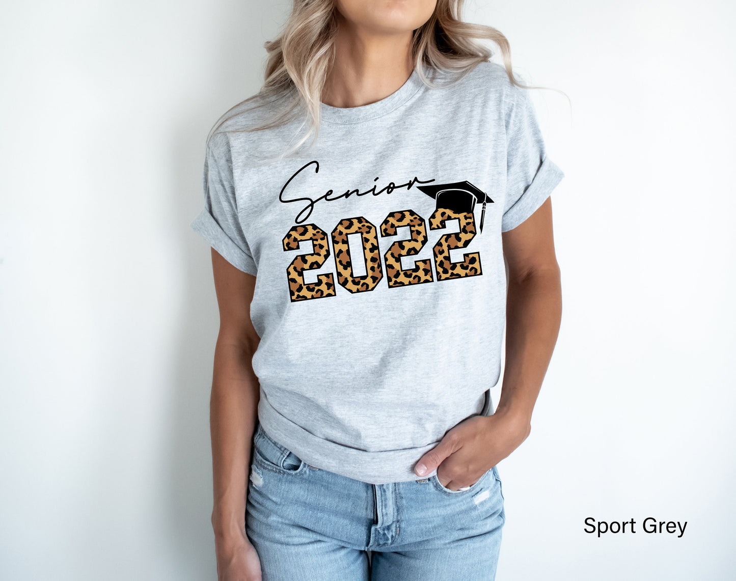 Senior 2022 Shirt, Graduation Gifts, Class Of 2022 Shirt, Senior Shirt, Graduated Shirt, Senior Leopard Shirt, Graduation Shirt, C6923