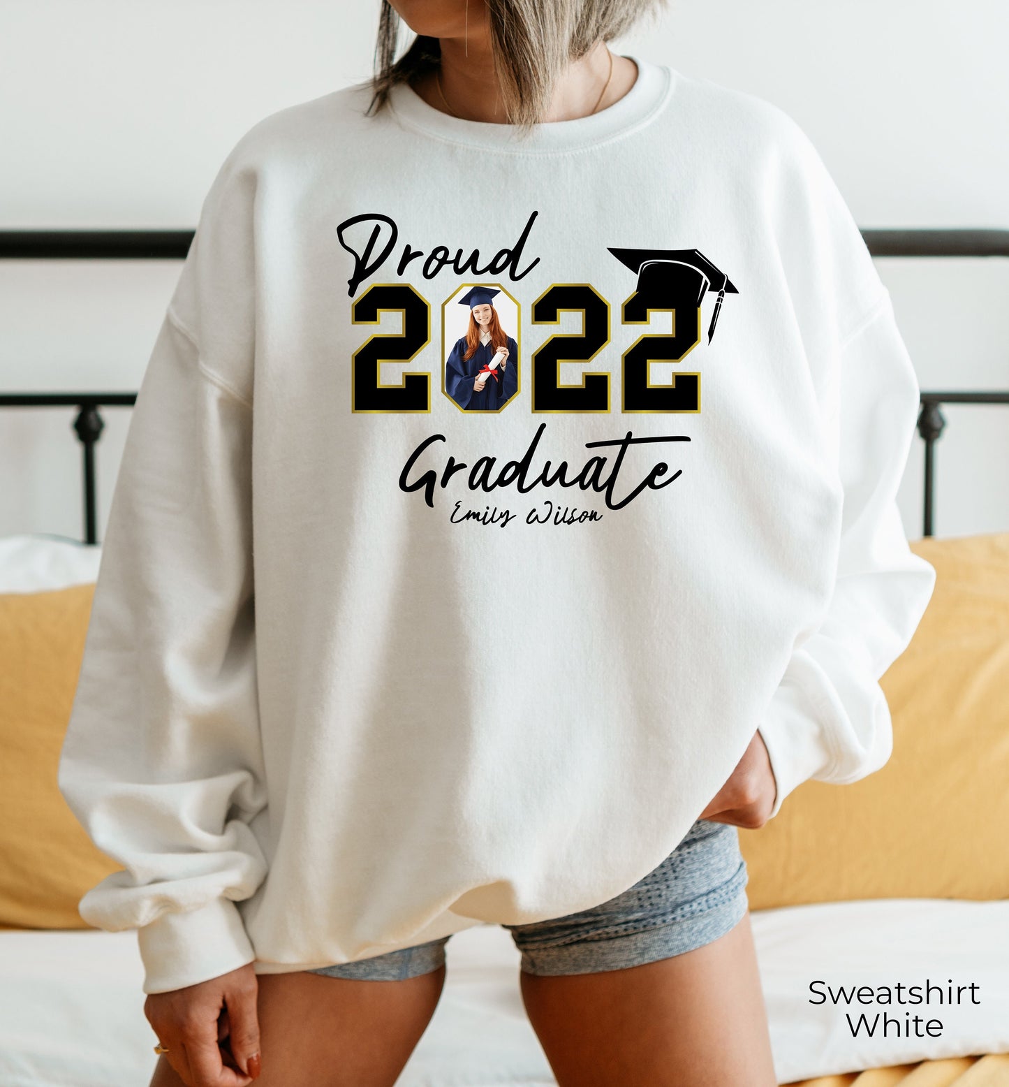 Personalized Graduation Sweatshirt,Custom Graduation Hoodie,Proud Family Shirts,Customized Photo Graduation T-Shirt,Graduate Tee,C6927