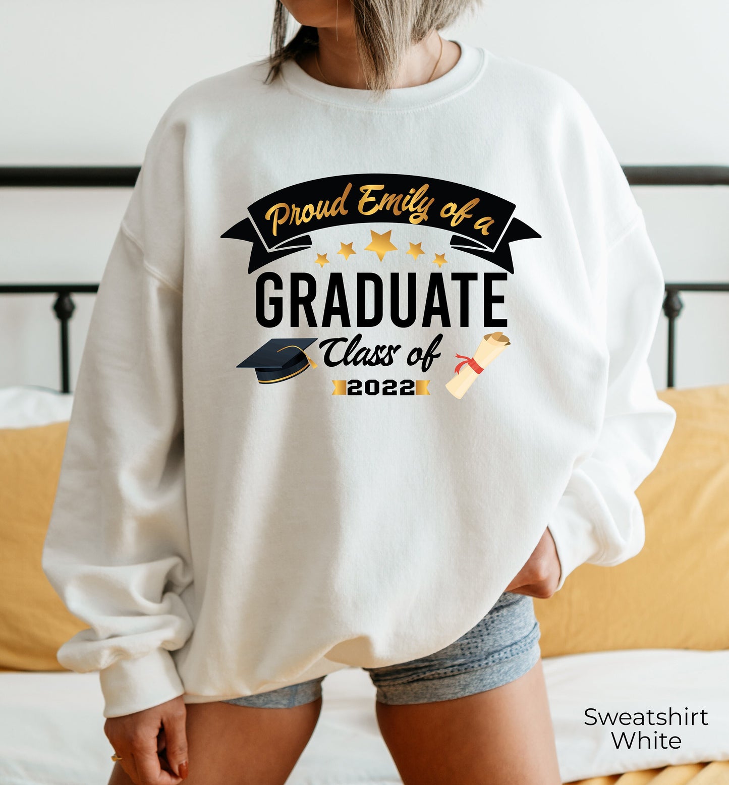 Personalized Graduation Sweatshirt,Custom Graduation Hoodie,Proud Family Shirts,Customized Photo Graduation T-Shirt,Matching Graduate,C6930