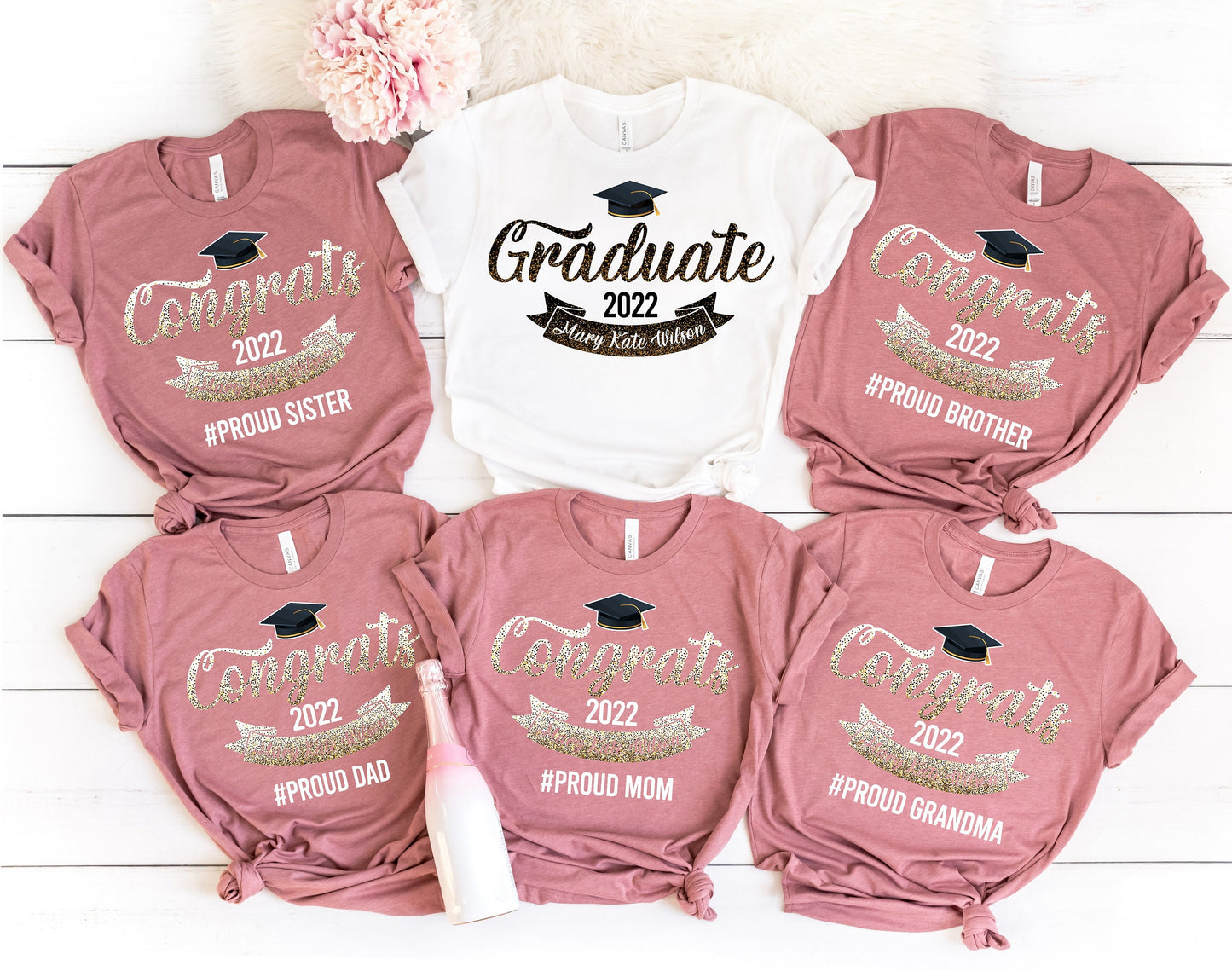 Custom Graduation Family Sweatshirts,Personalized Matching Proud Graduate Hoodie,Prom Proud Mom of the Graduate,Gald Gifts, C6931