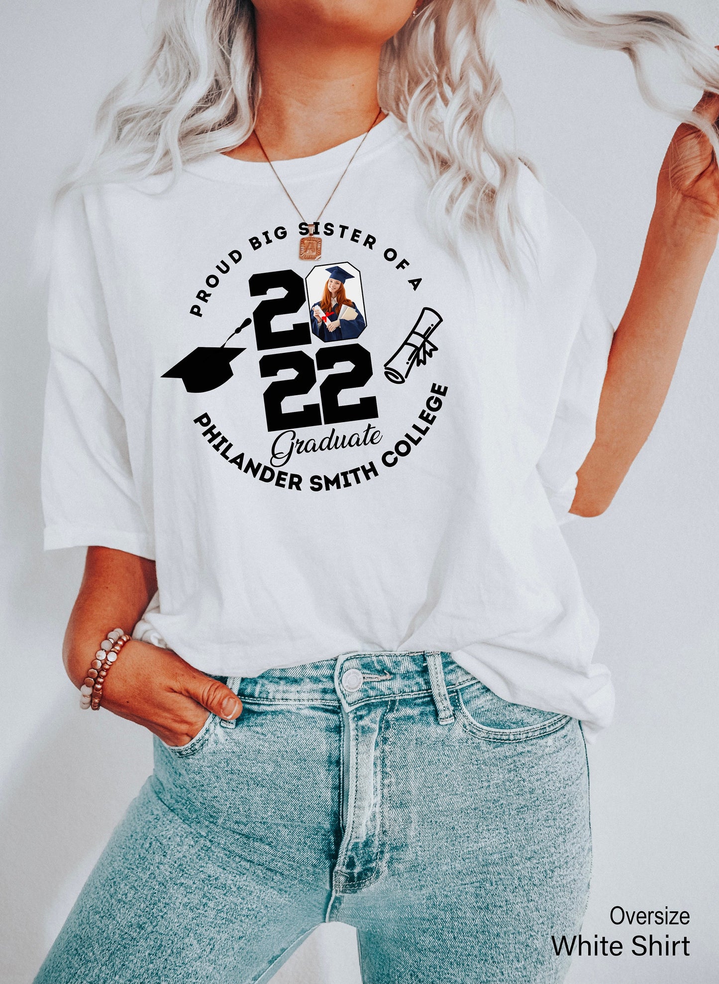 Personalized Graduation Hoodie, Custom Graduation Hoodie, Proud Family Sweatshirt, Customized Photo Graduation Shirt, Senior 2022, C6797