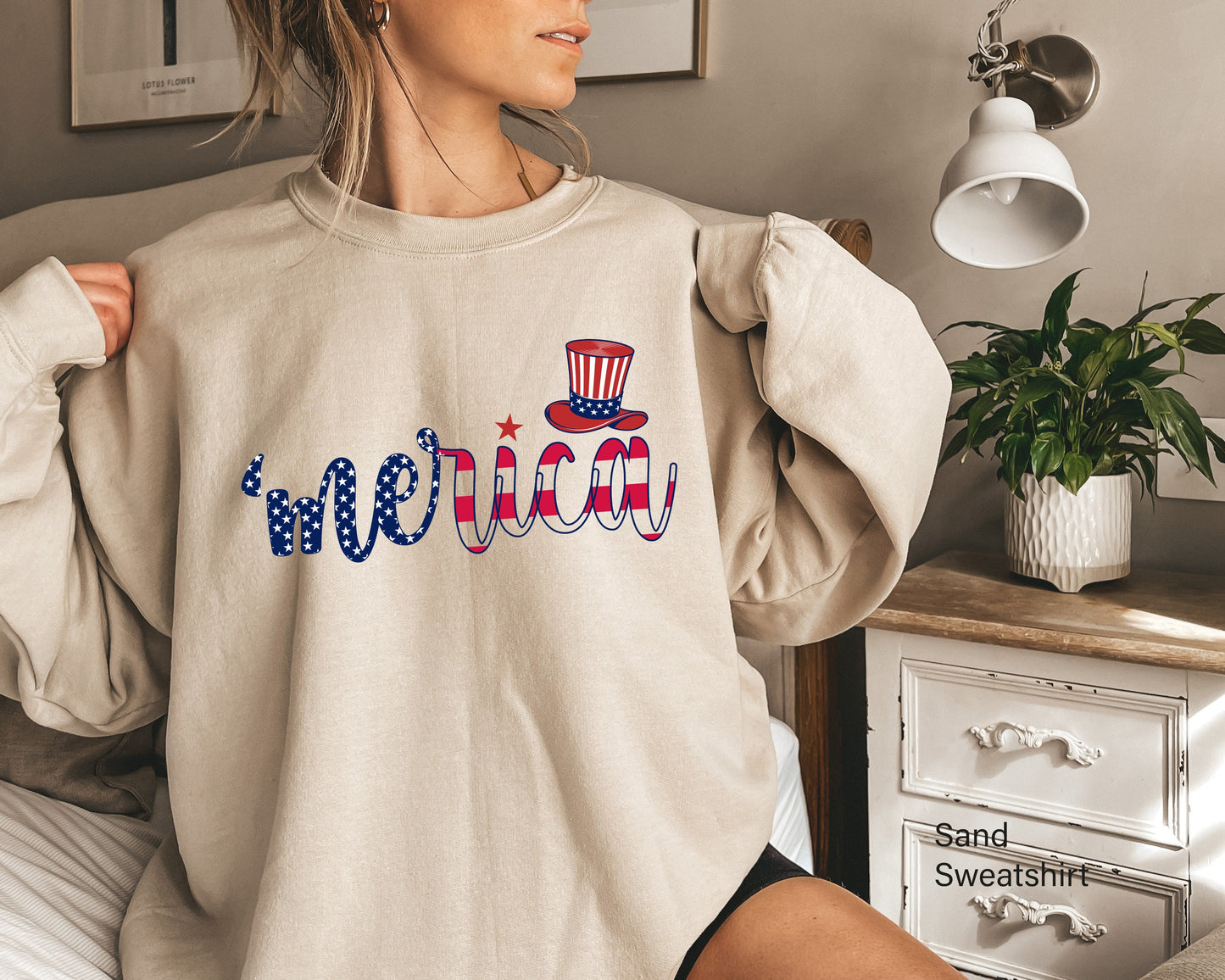 Cute 4th of July Sweatshirts, USA Sweatshirts for Women, Patriotic Hoodie, America Sweatshirts for Women, July Fourth Tees, C6874