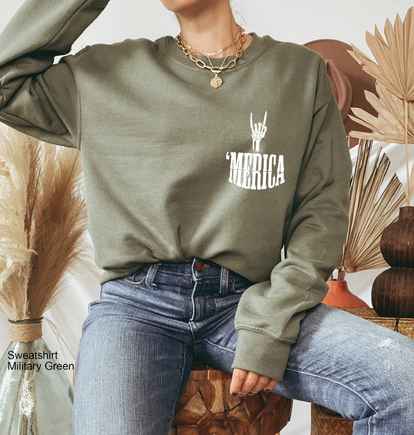 Cute 4th of July Sweatshirts, ‘Merica Sweatshirts for Women, Patriotic Sweatshirt, 4th of July Sweatshirt for Women, 4th of July, C6878