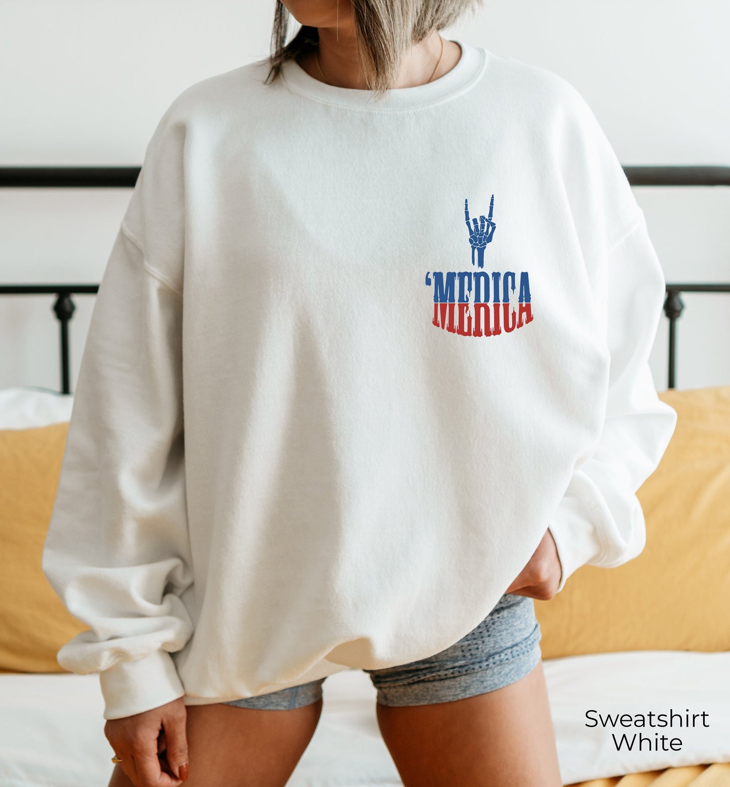 Cute 4th of July Sweatshirts, ‘Merica Sweatshirts for Women, Patriotic Sweatshirt, 4th of July Sweatshirt for Women, 4th of July, C6878