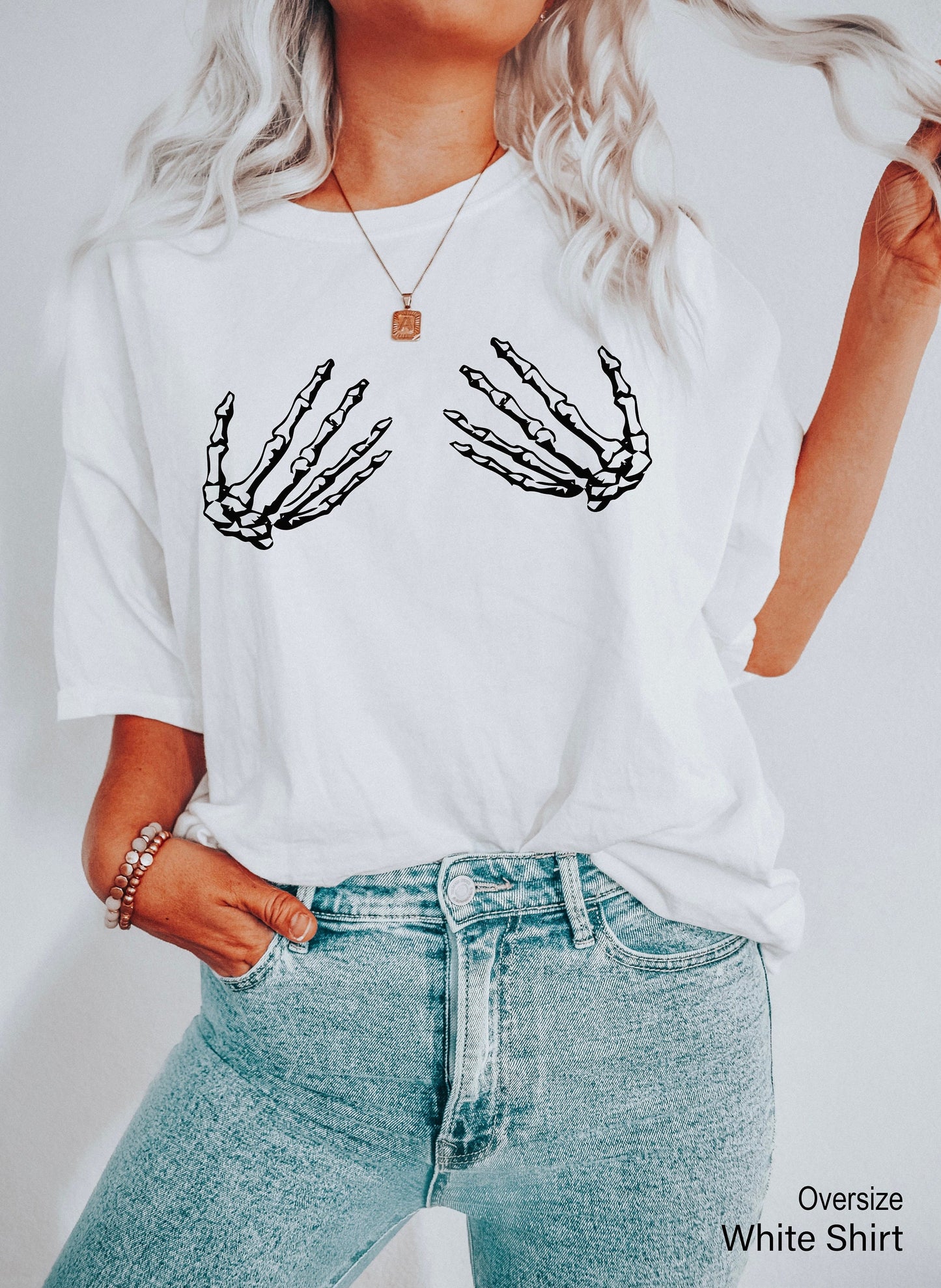 Skeleton Boobs Shirt,Halloween Skeleton Sweatshirt,Halloween Party Skeleton Shirt,Halloween Costume Tshirt,Skeleton Bra,Horror T Shirt,C6131