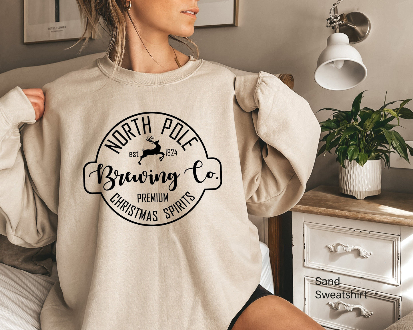North Pole Brewing Co Sweatshirt,Premium Christmas Spirit,Christmas Sweater,Brewing Co Sweatshirt,Christmas Shirt,Christmas Gift,C6270