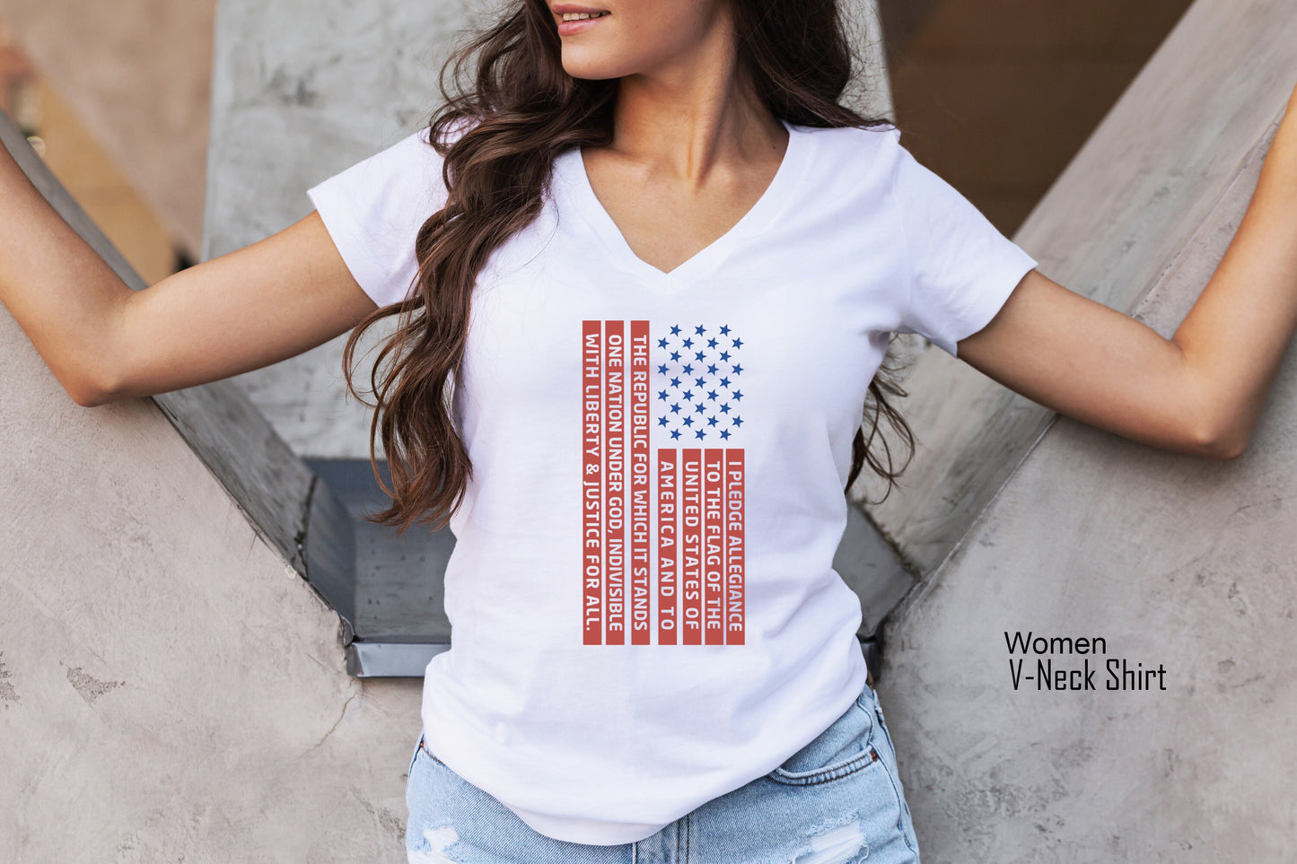 USA Flag Shirt, Pledge of Allegiance, America Flag Shirt, Cute 4th Of July Shirt, Usa Flag Crewneck, Merica Patriot Shirt, C6955
