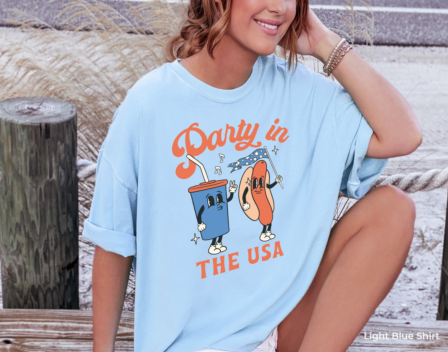 Party In The USA Shirt,4th of July Tanks,Fourth of July Racerback,USA Patriotic Tee,4th of July Party Tshirt,American Patriot Tank Top,C6988