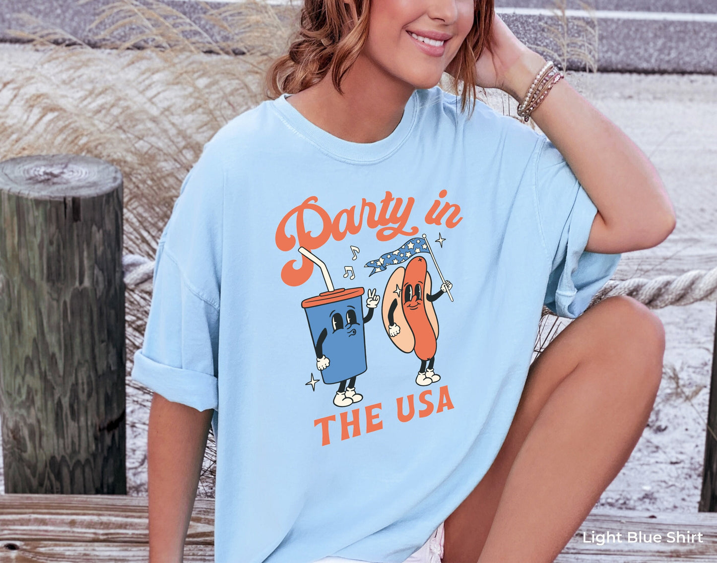 Party In The USA Shirt, 4th of July Tee, Independence Day Racerback, USA Patriotic Tee, 4th of July Party Shirt, American Patriot Tee, C6988