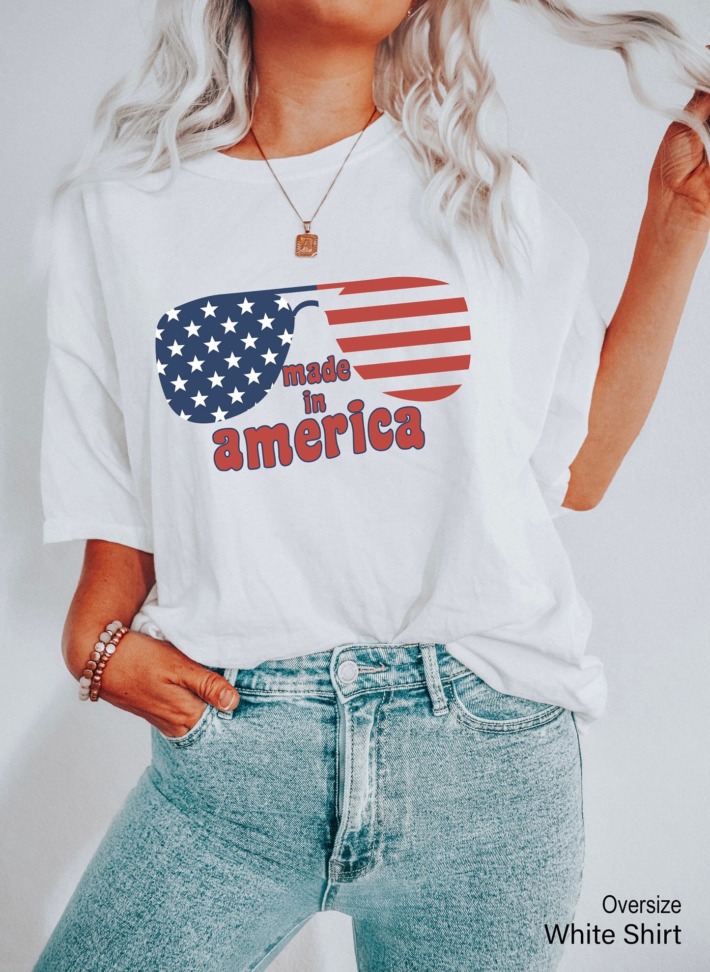 Made in America Tanks,Big America Shirt,4th of Tank Top,Independence Day Racer Back,Patriotic Tshirt,Cute 4th of July T-Shirt,USA Tee,C6954