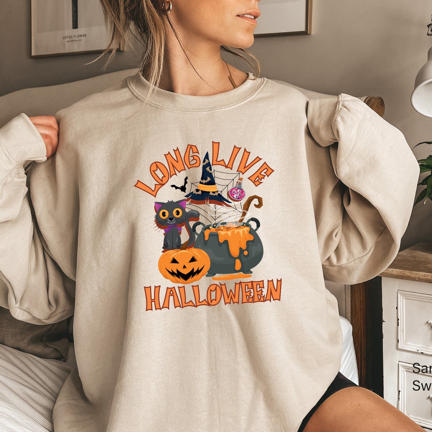 Halloween Sweatshirt,Vintage Halloween Sweater,Funny Halloween Shirt,Fall Witchy Clothing,Halloween Party Tee,Funny Halloween Costume,C7042