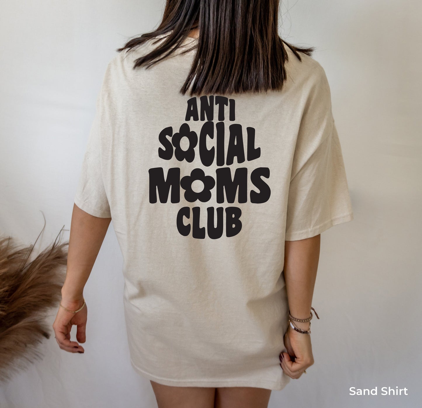 Anti Social Moms Club Shirt,Funny Mama Tshirt,Cool Moms T-Shirts,Mom Life Tees,Retro Moms Club T Shirt,Gift For Mom,Mom V Neck Shirts,C6976