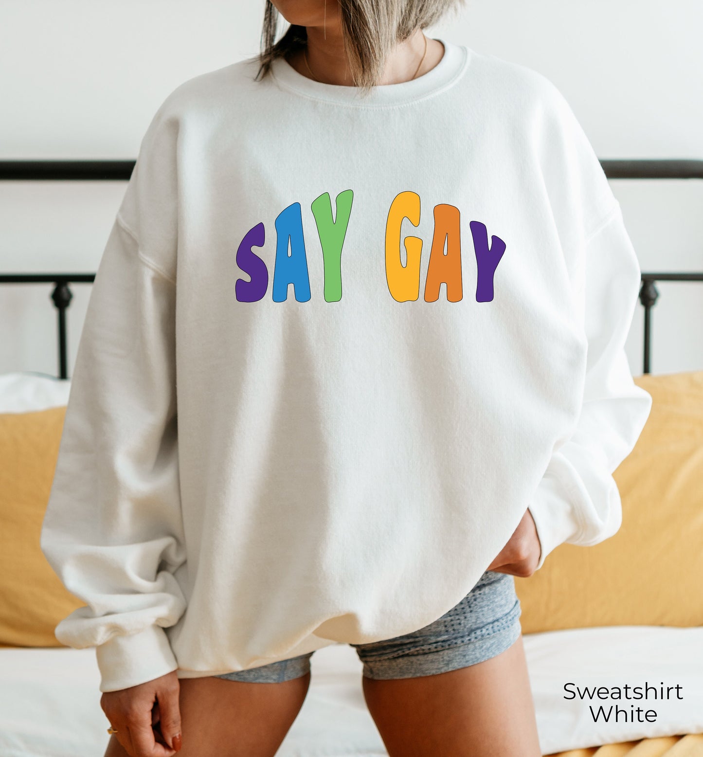 Say Gay Sweaatshirt, LGBTQ Pride Hoodie, Gay Rights Sweatshirt,Don't Say Gay Bill Florida, Pride Sweatshirt, Protect Trans Sweatshirt, C6985