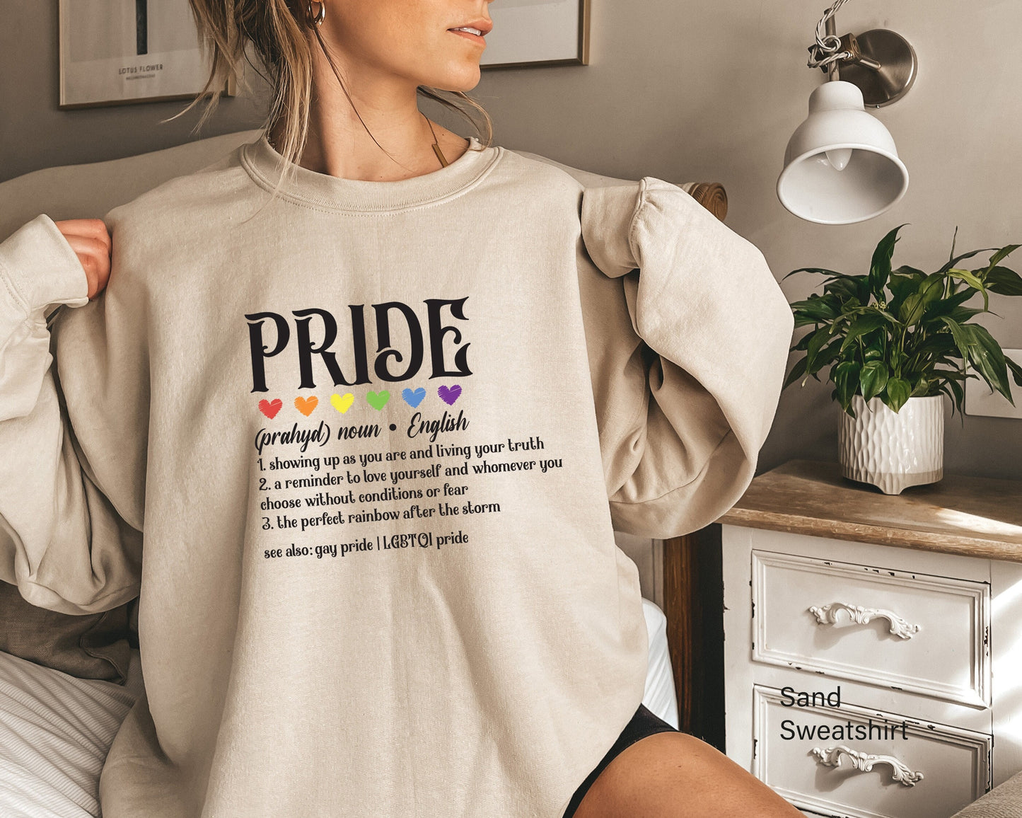 Pride Definition, Pride Hoodie, Transgender Pride Sweatshirt, Lgbt Pride Hoodie, Rainbow Flag Sweatshirt, Lesbian Pride Sweatshirt, C7009